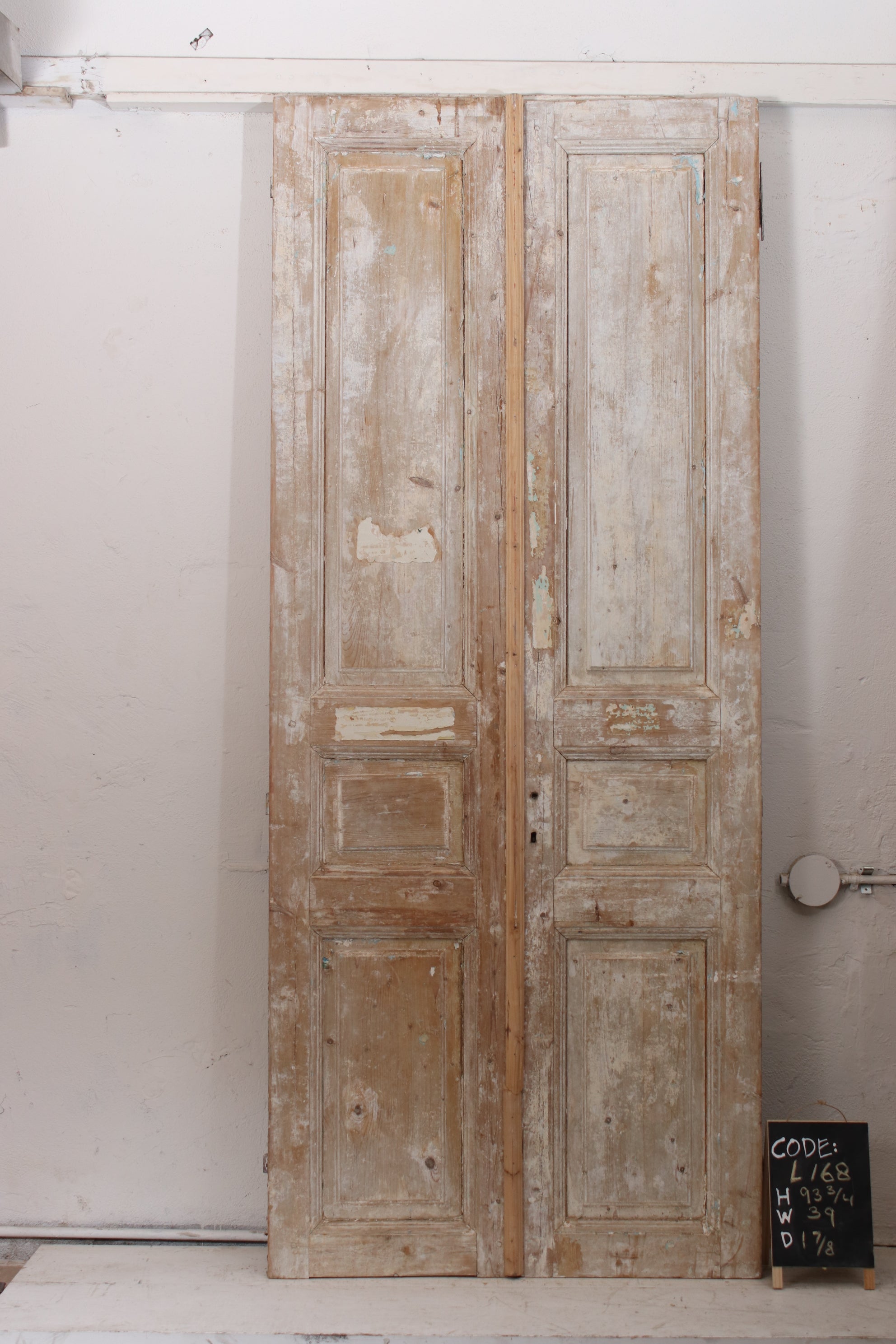 VINTAGE DBL FRENCH DOOR L168