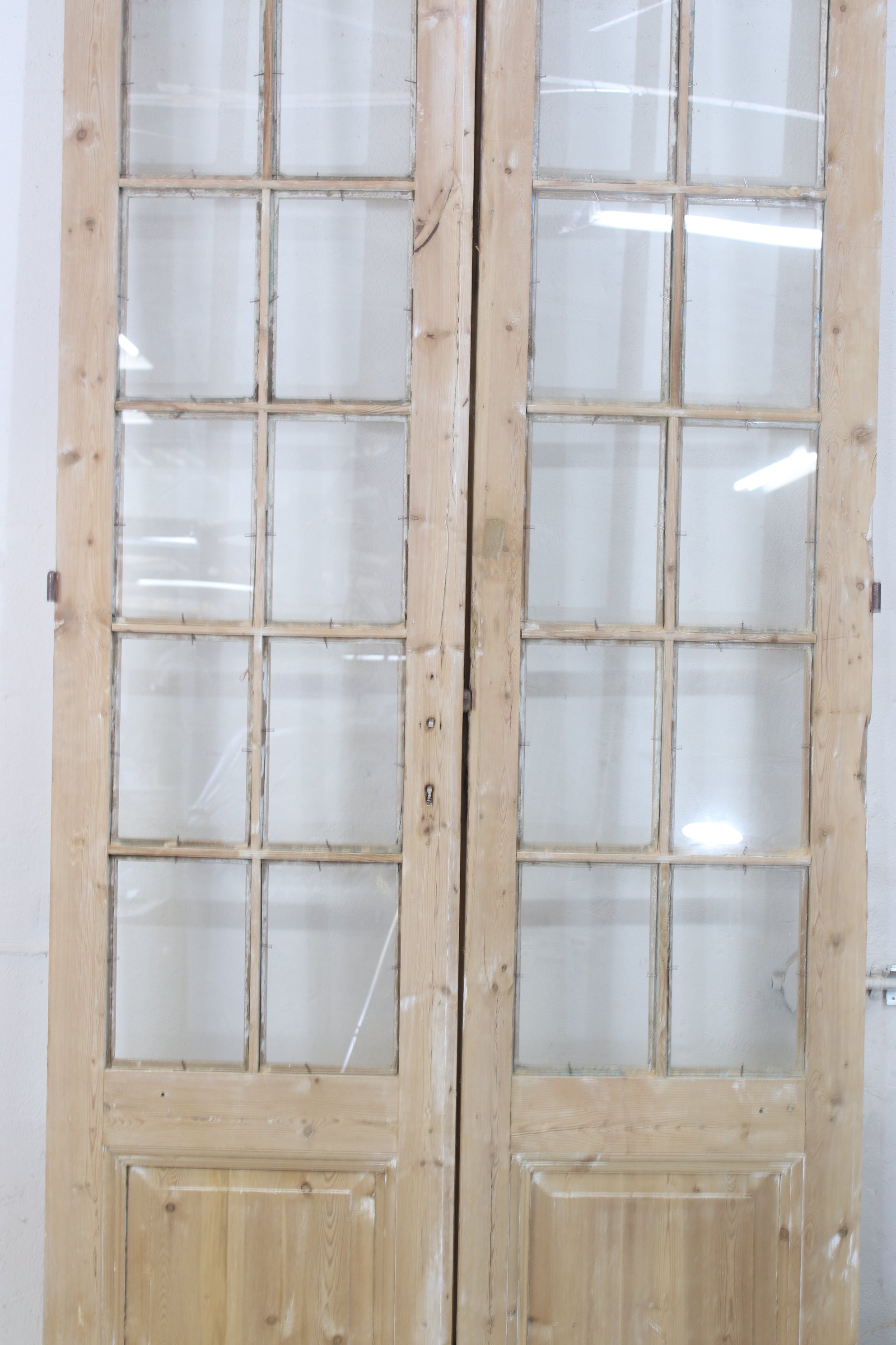 VINTAGE DBL FRENCH  GLASS DOOR L158