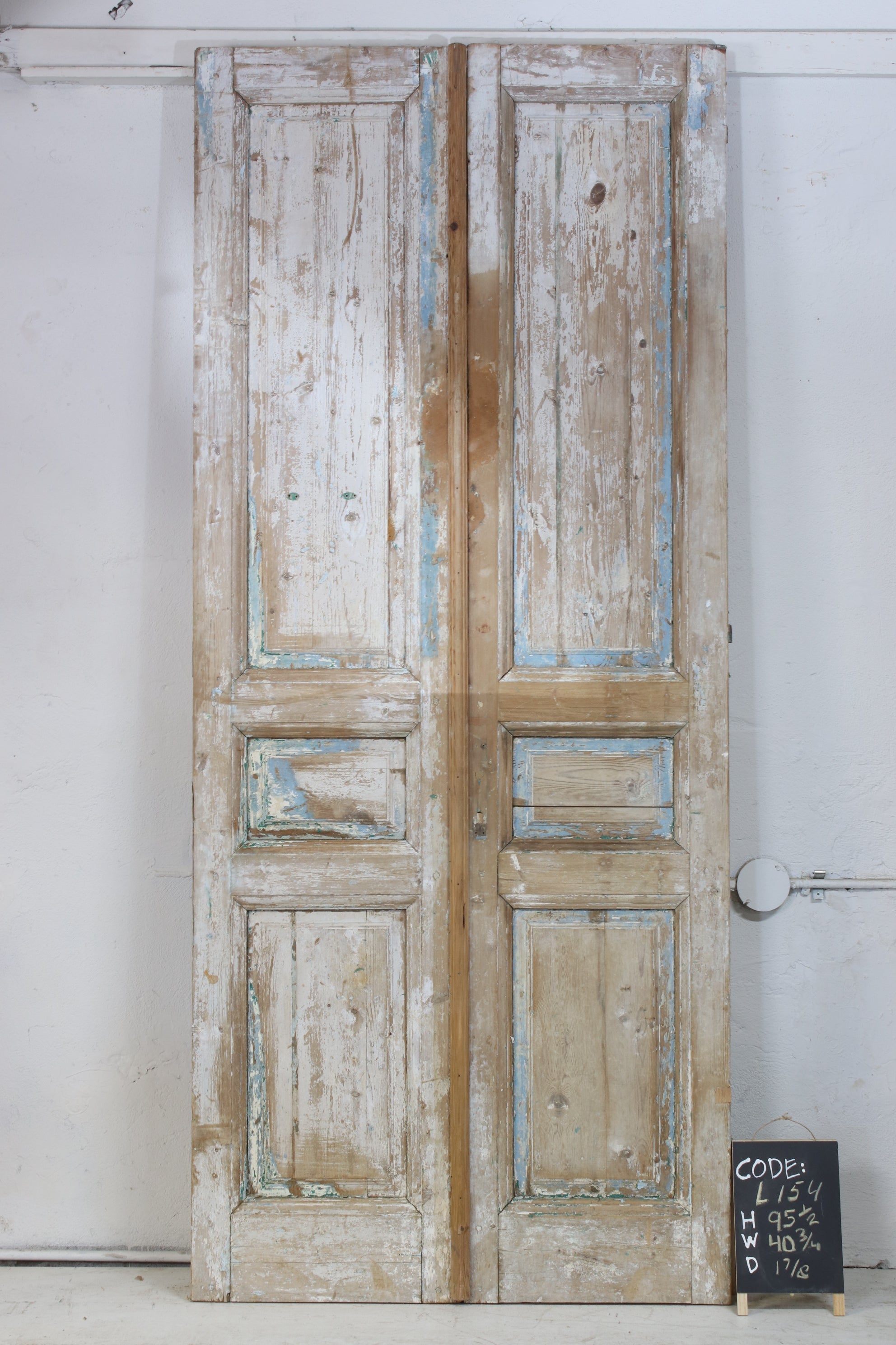 VINTAGE DBL FRENCH DOOR L154