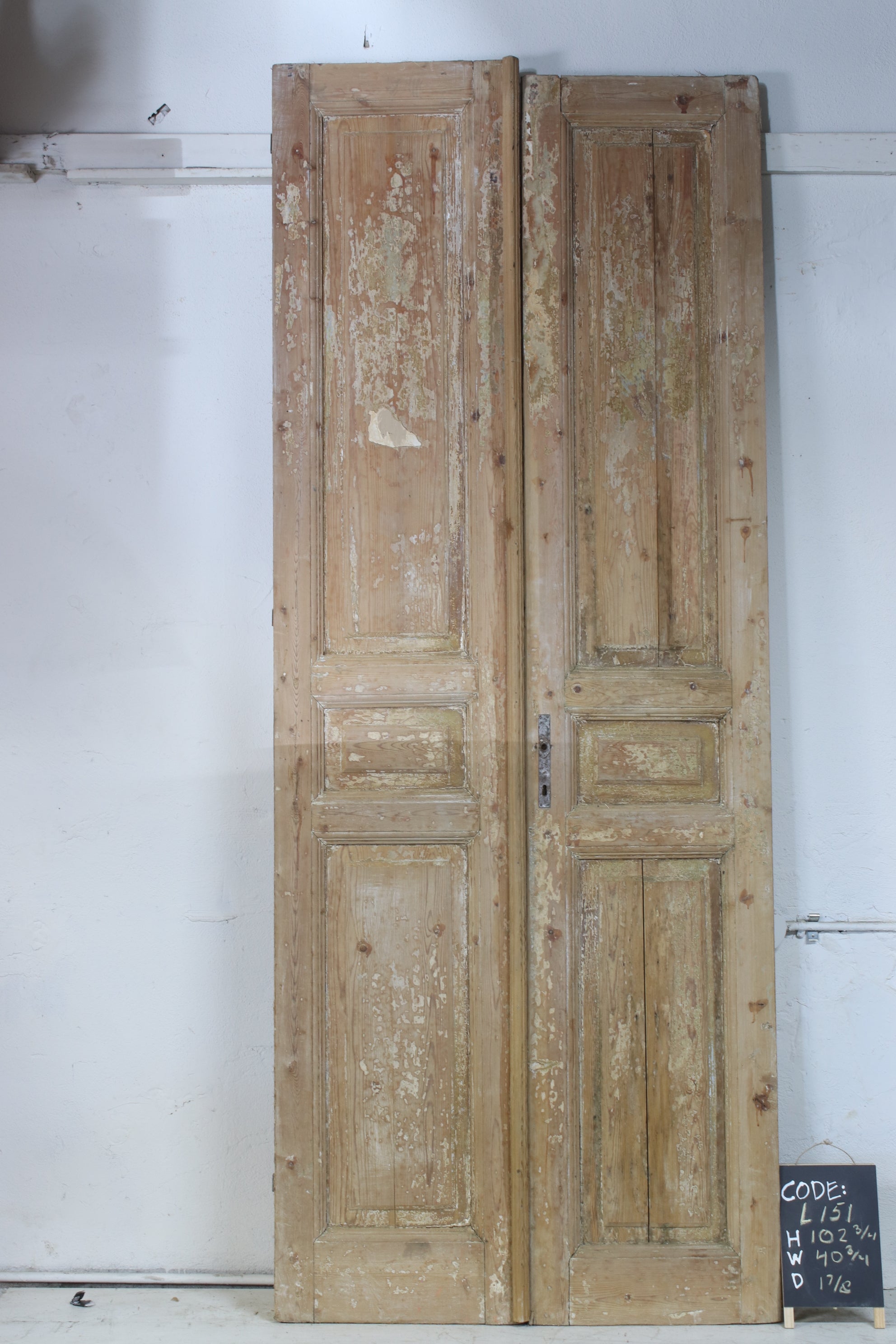 VINTAGE DBL FRENCH DOOR L151