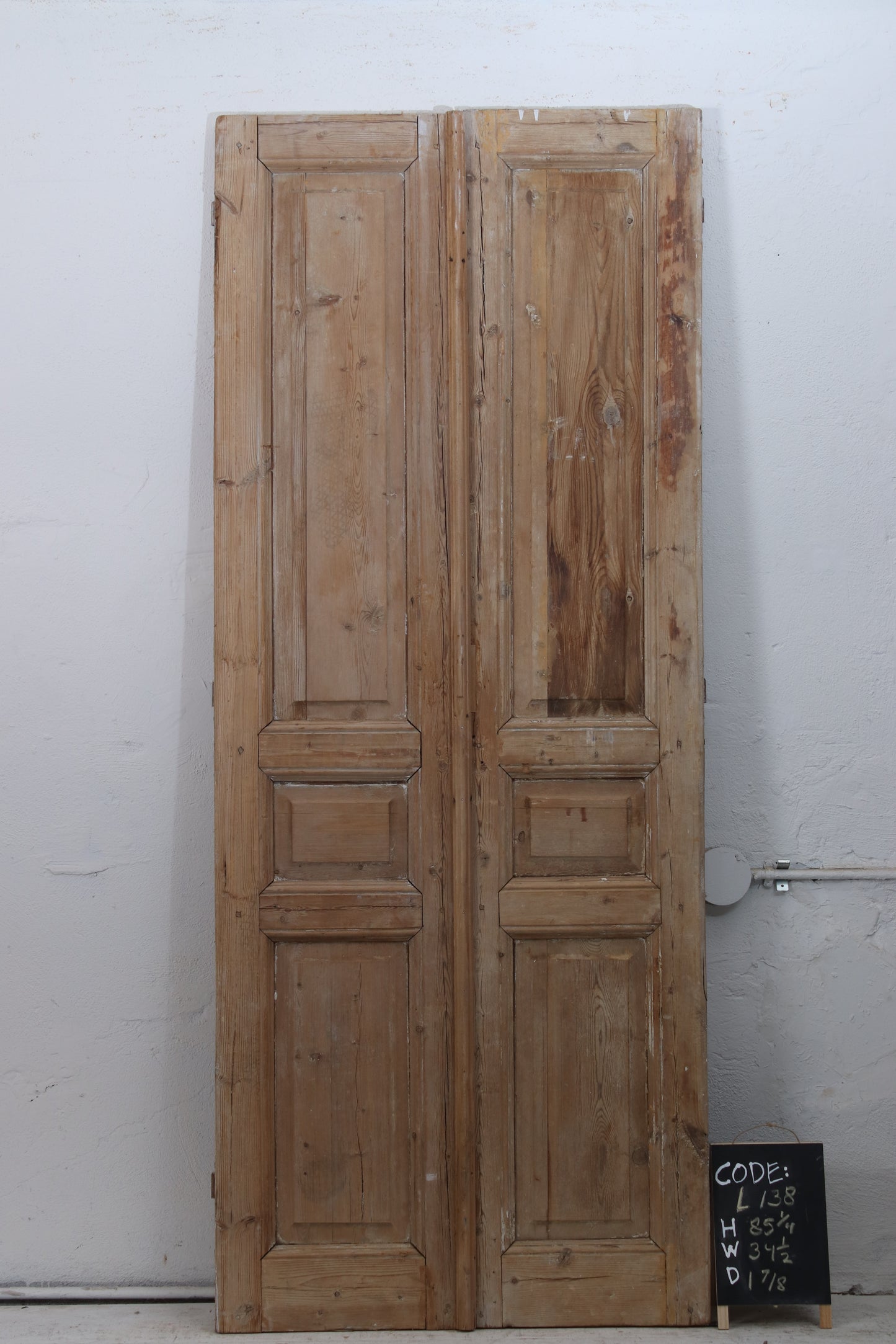 VINTAGE DBL FRENCH DOOR L138
