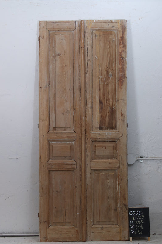 VINTAGE DBL FRENCH DOOR L138