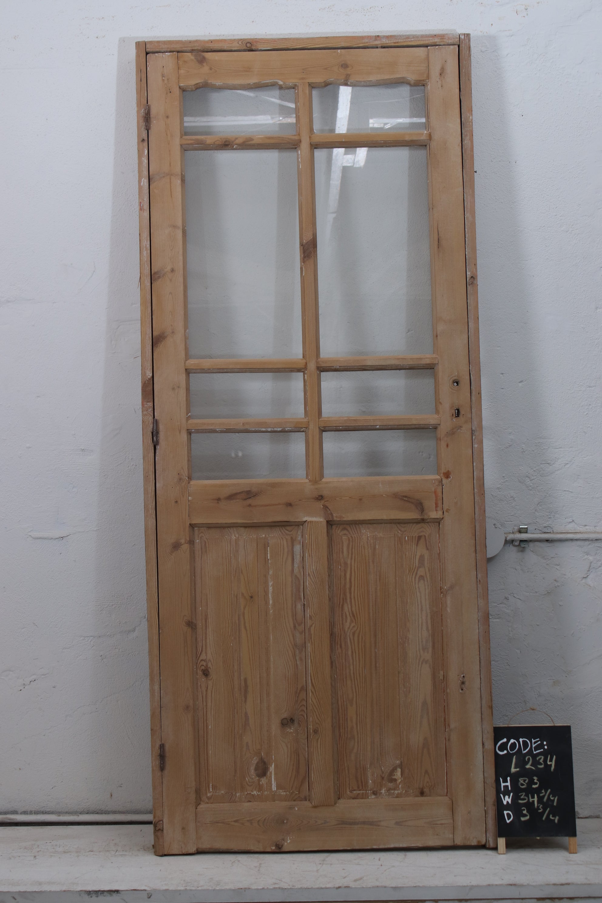 Vintage French Door (with Glass) - L234