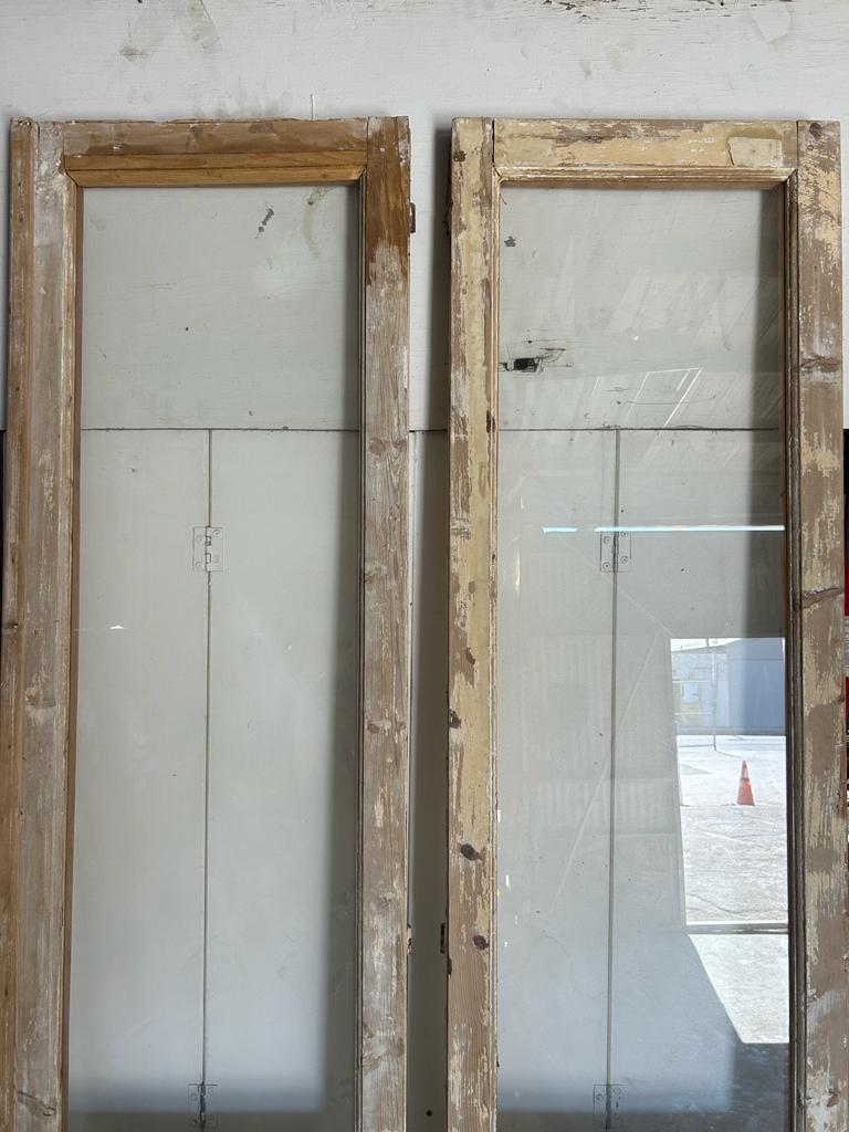 VINTAGE DBL FRENCH  GLASS DOOR L074