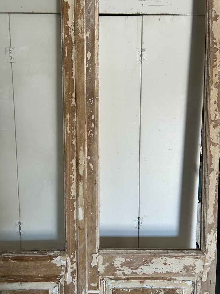 VINTAGE DBL FRENCH  GLASS DOOR L145