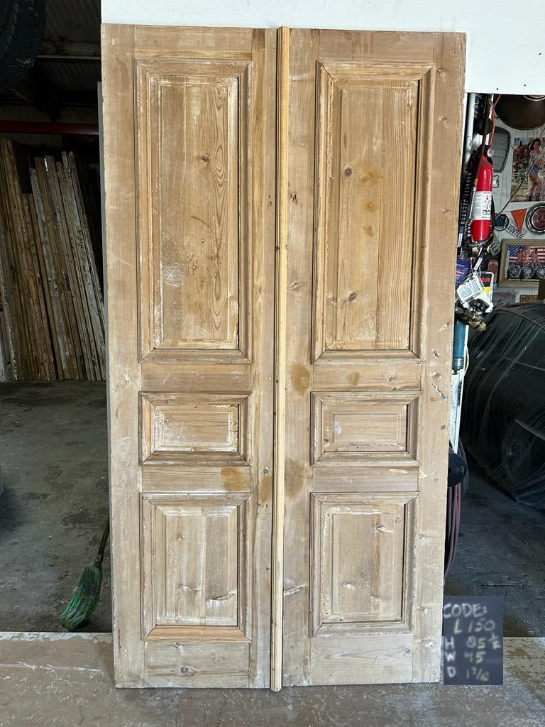 VINTAGE DBL FRENCH DOOR L150