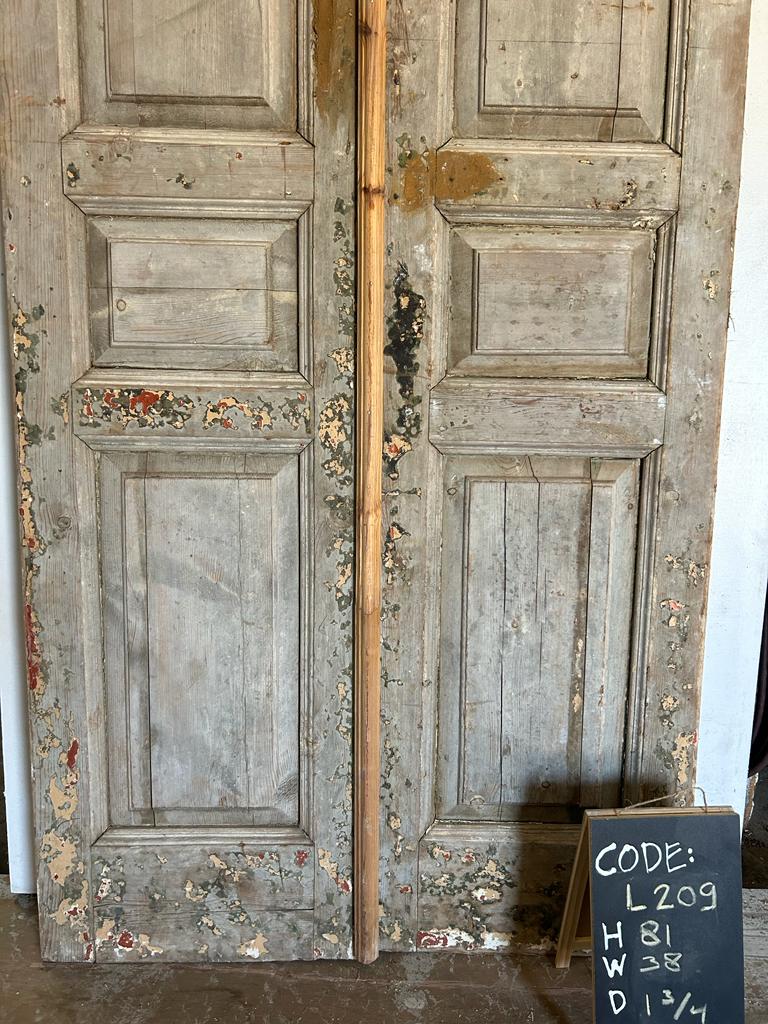 VINTAGE DBL FRENCH  DOOR L209