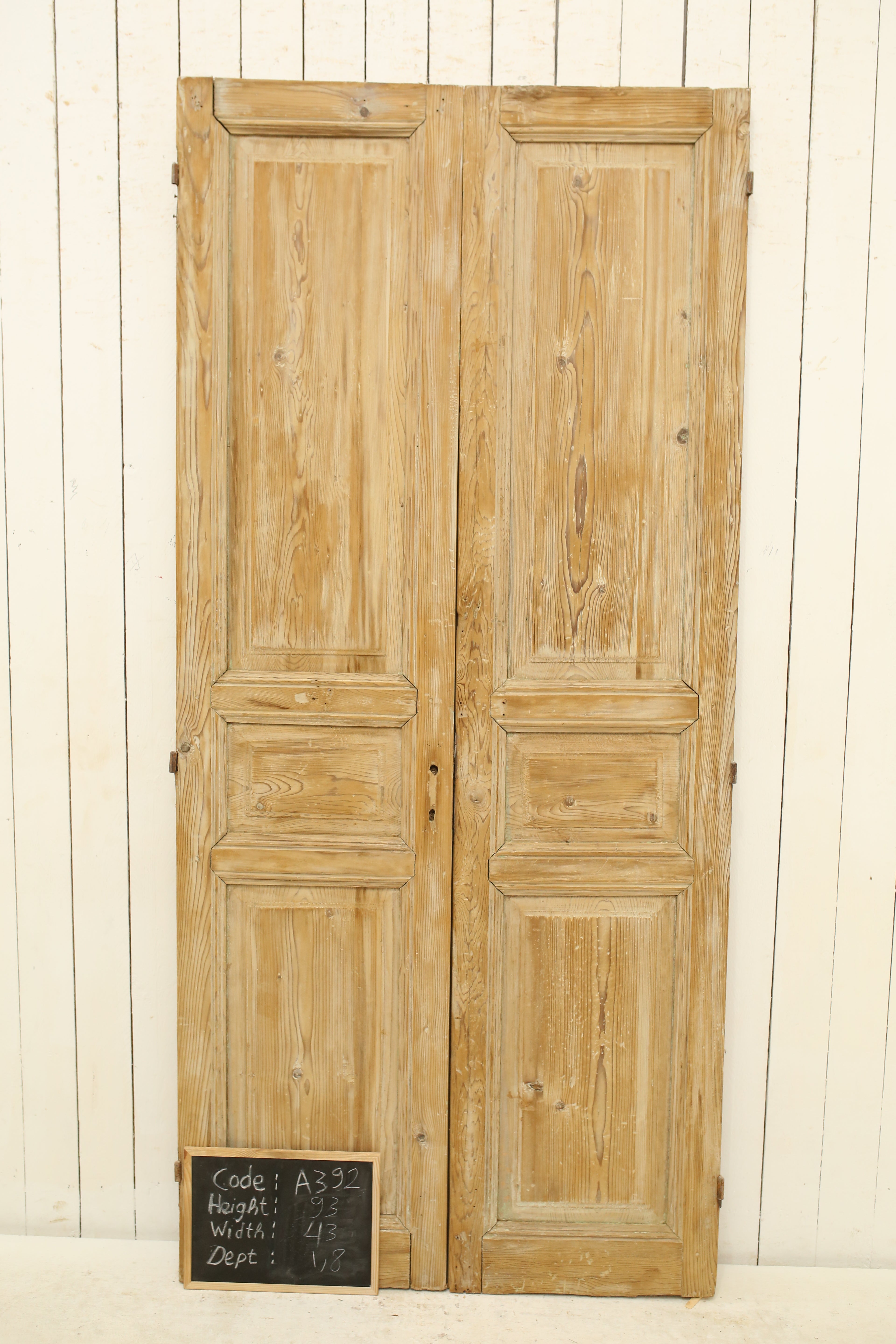 VINTAGE DBL FRENCH DOOR A392