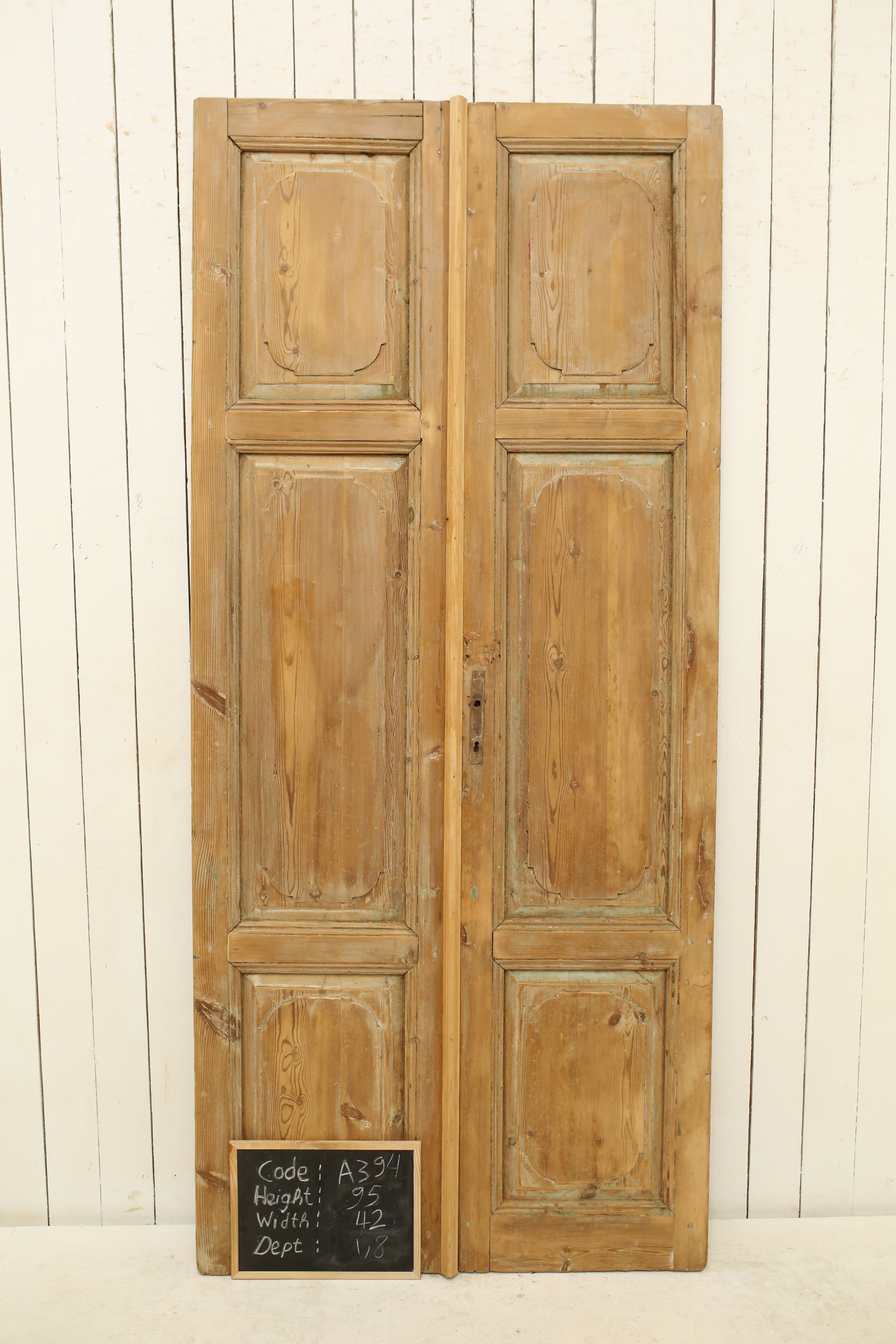 VINTAGE DBL FRENCH DOOR A394