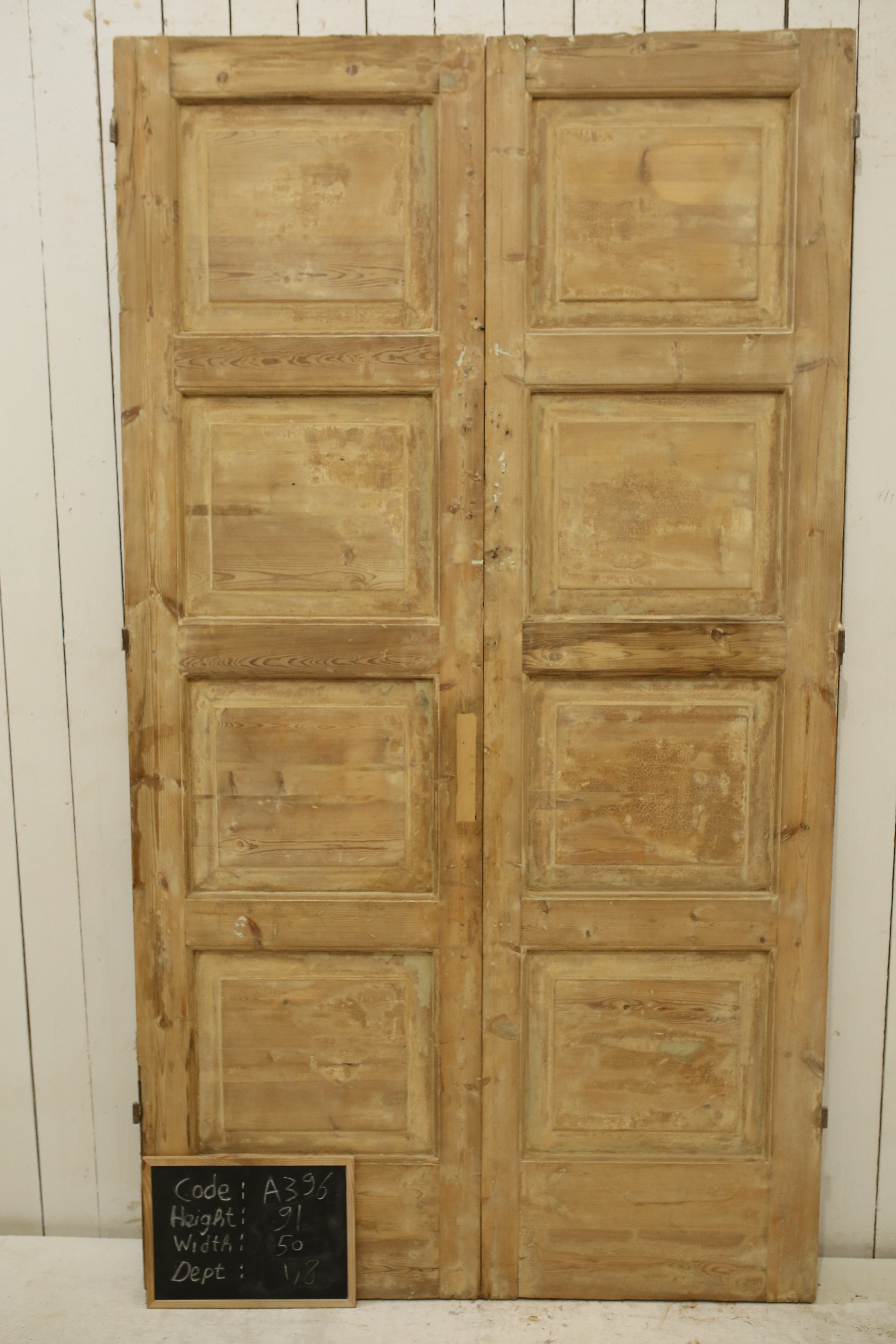 VINTAGE DBL FRENCH DOOR A396
