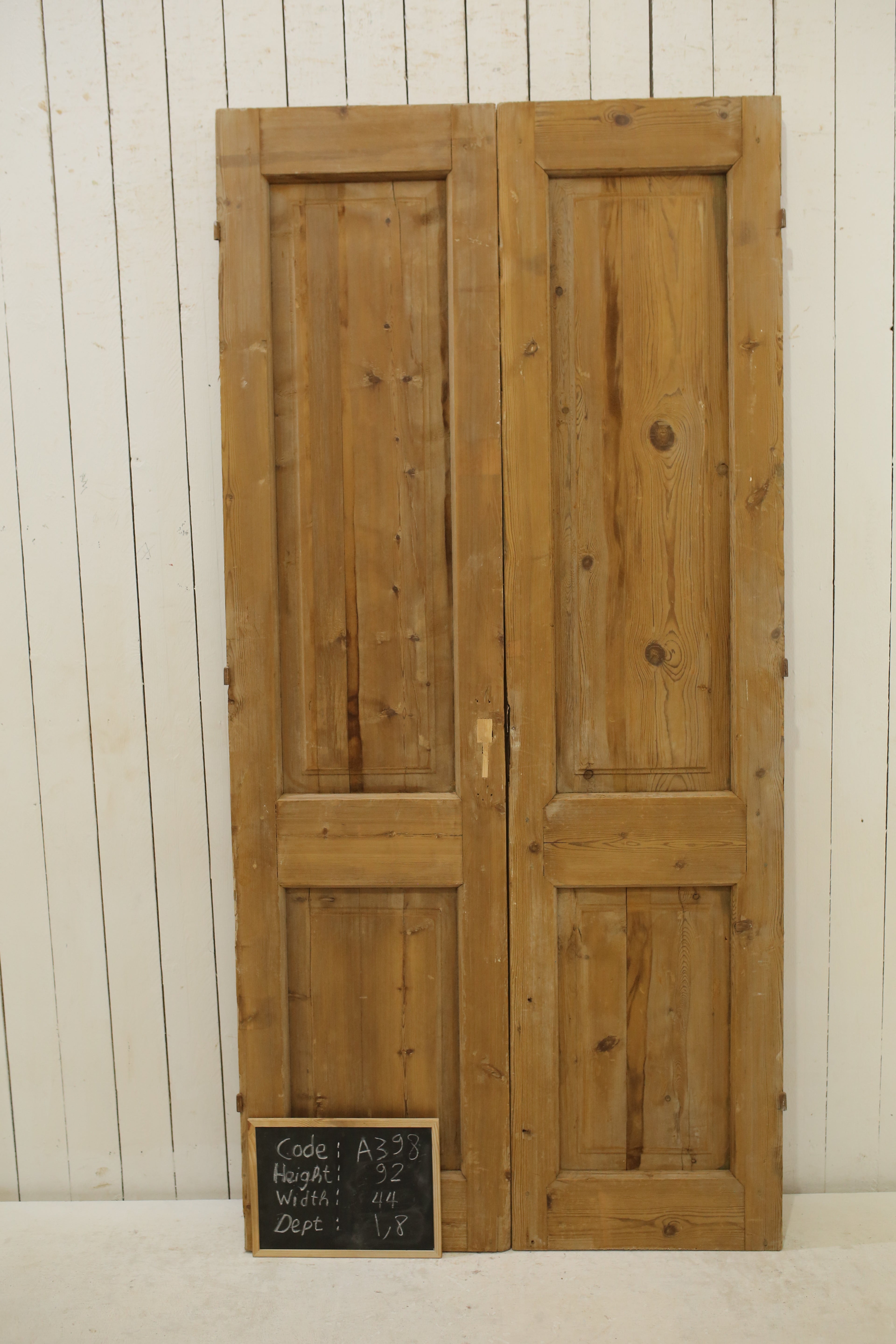 VINTAGE DBL FRENCH DOOR A398