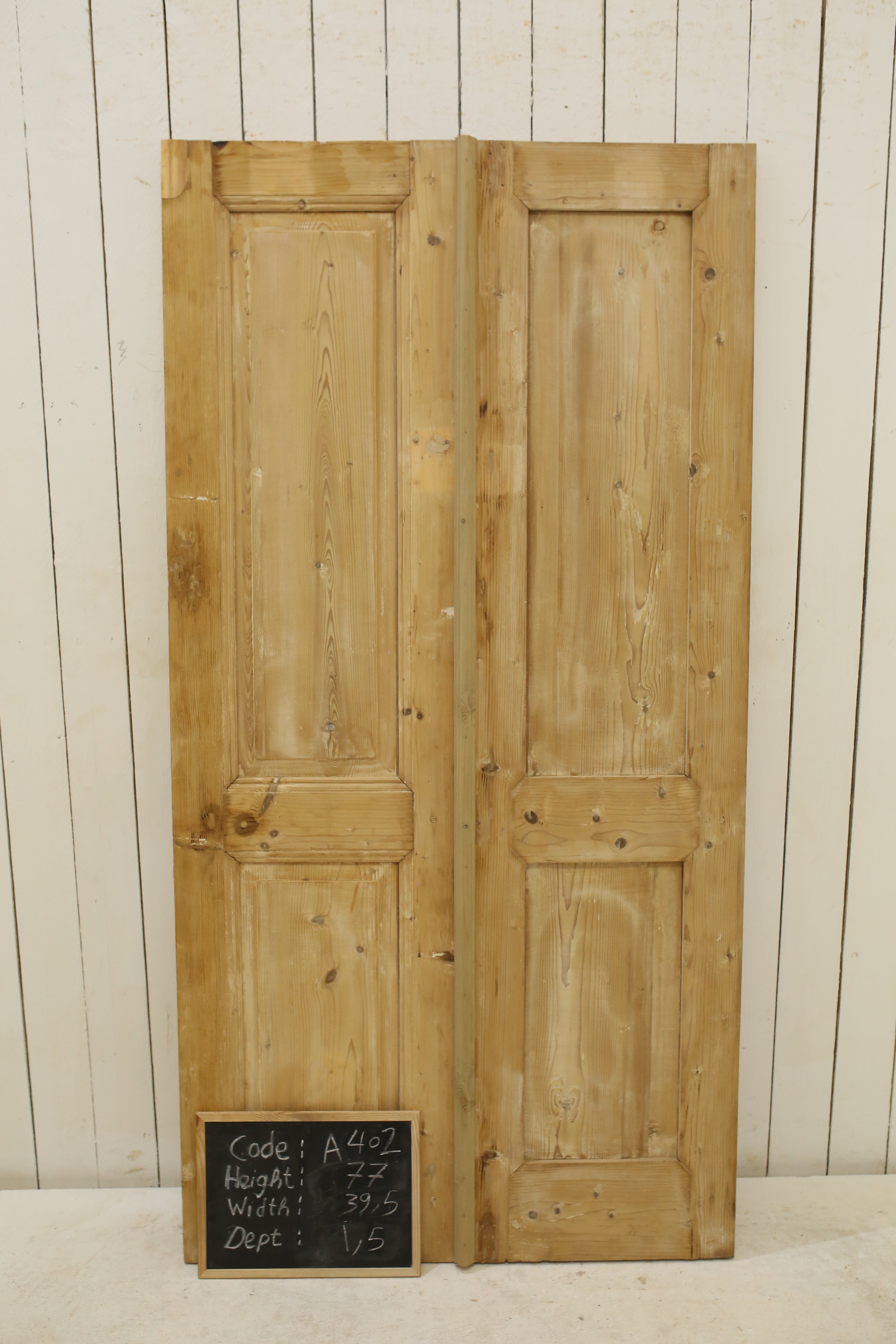 VINTAGE DBL FRENCH DOOR A402