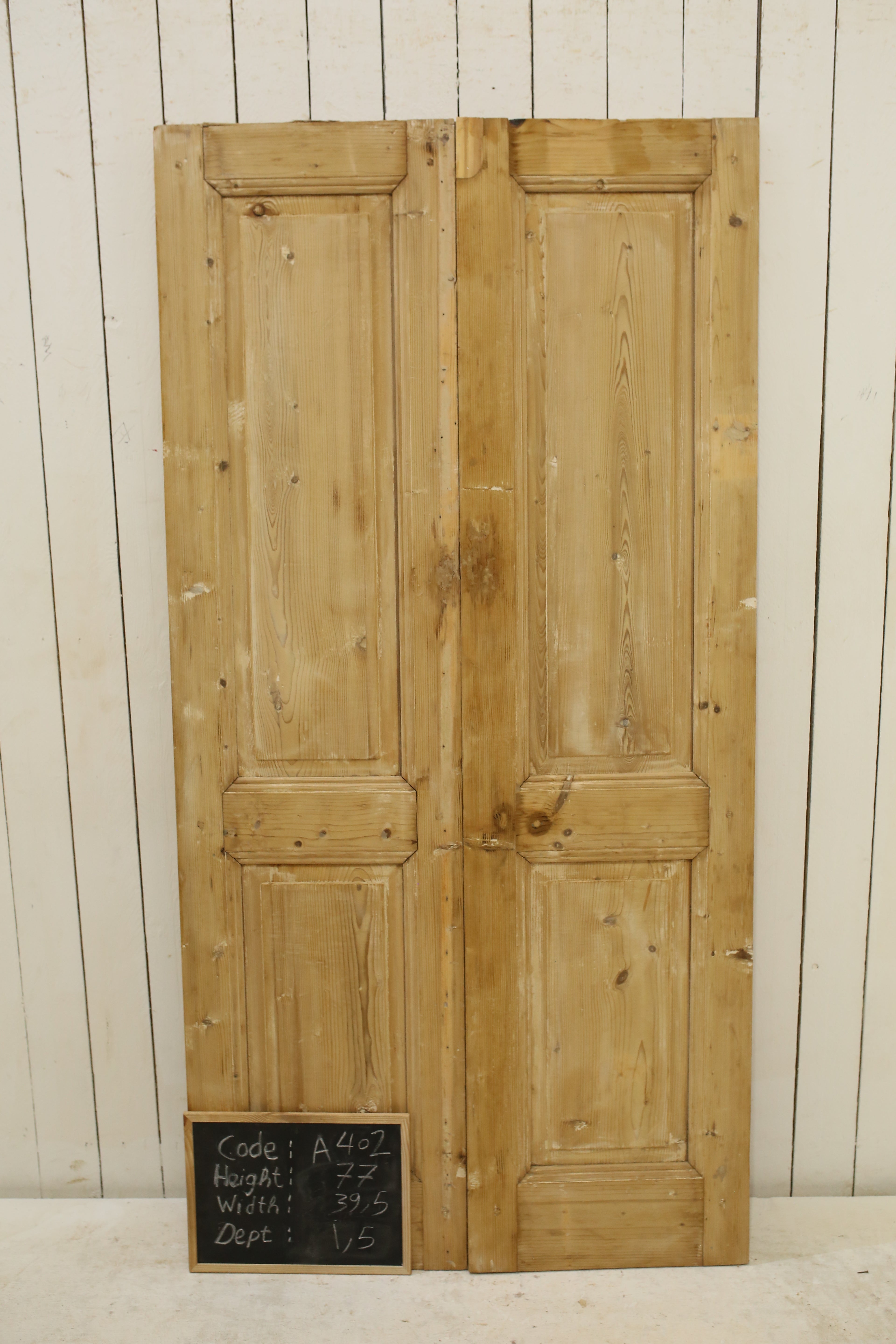 VINTAGE DBL FRENCH DOOR A402