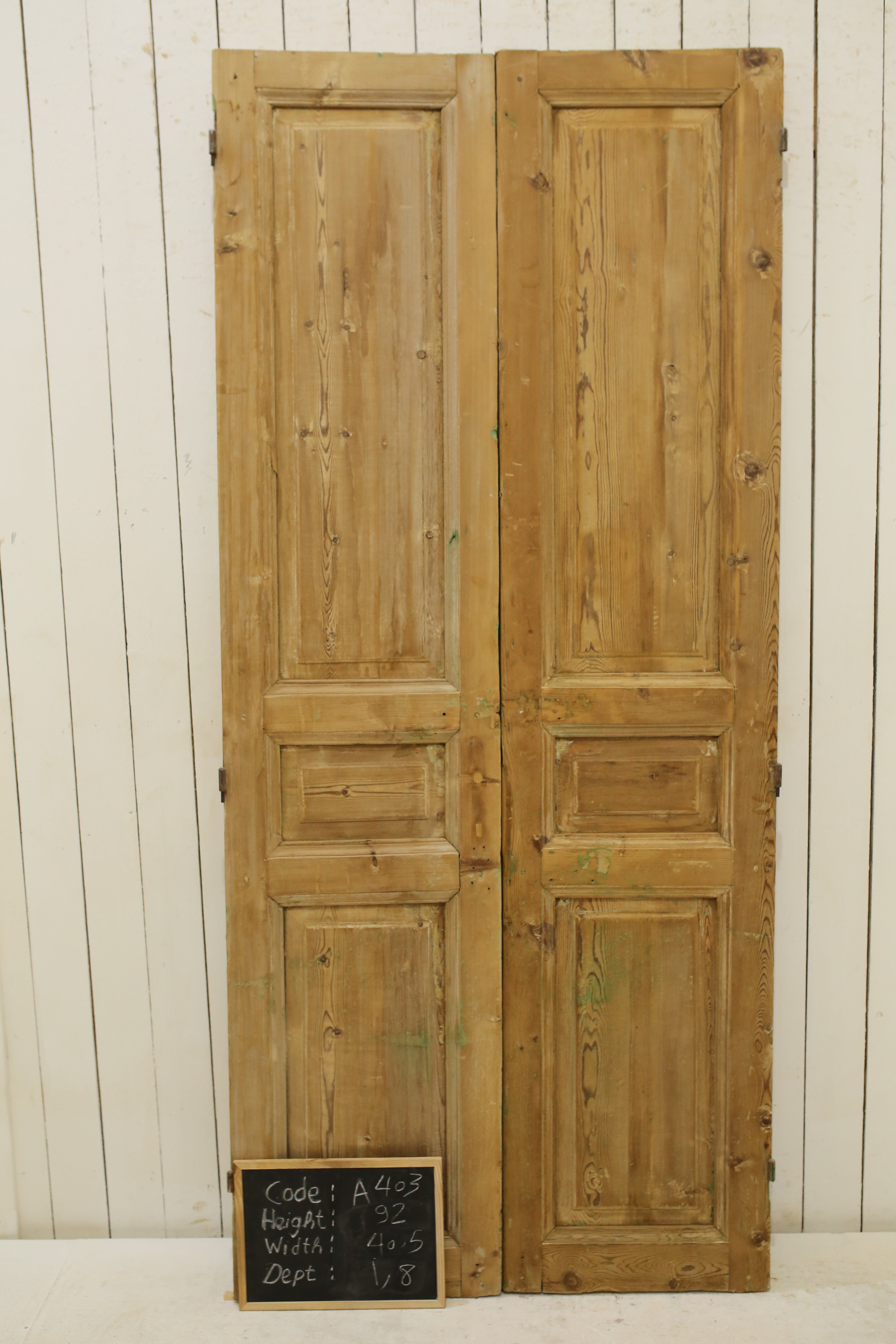 VINTAGE DBL FRENCH DOOR A403