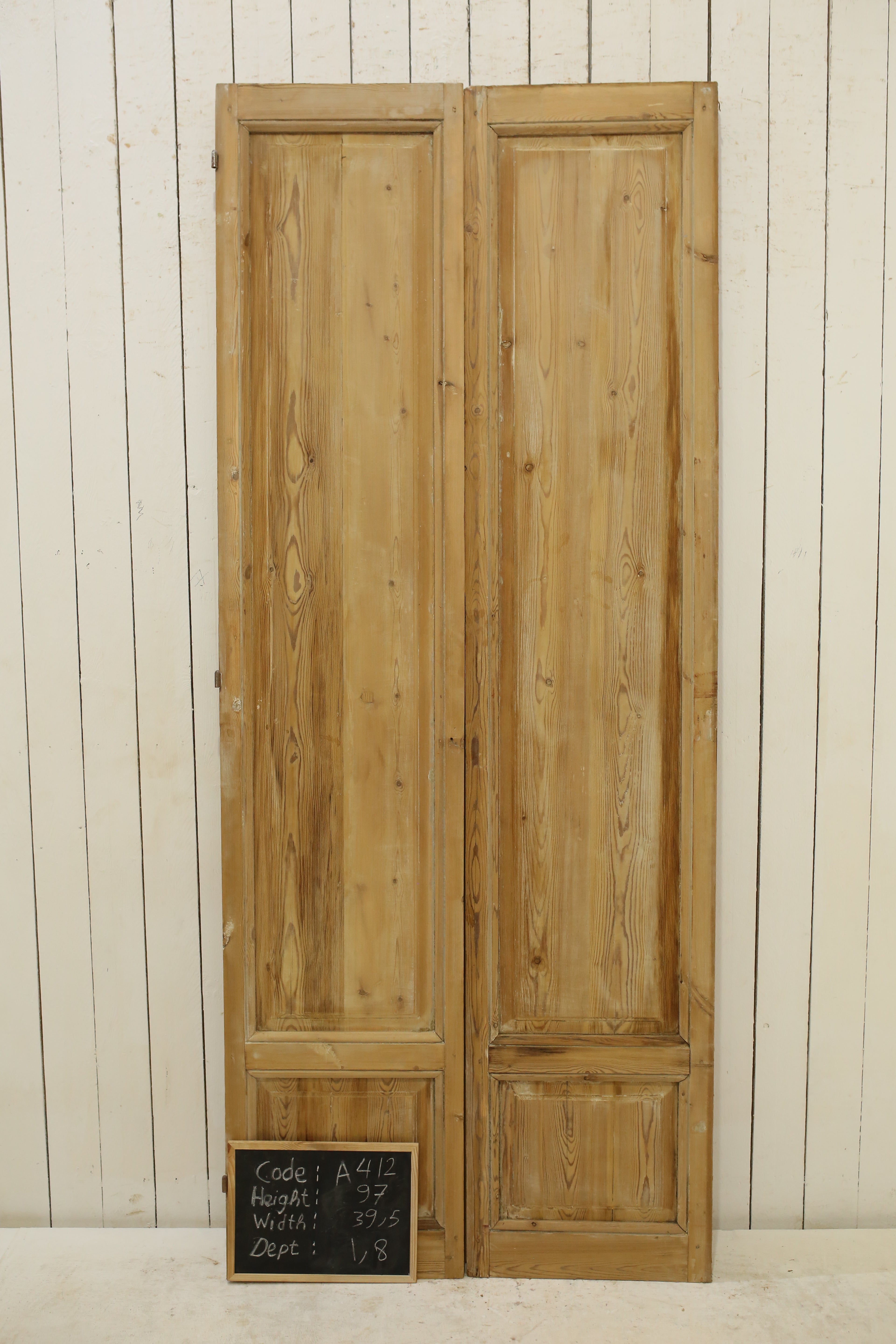 VINTAGE DBL FRENCH DOOR A412