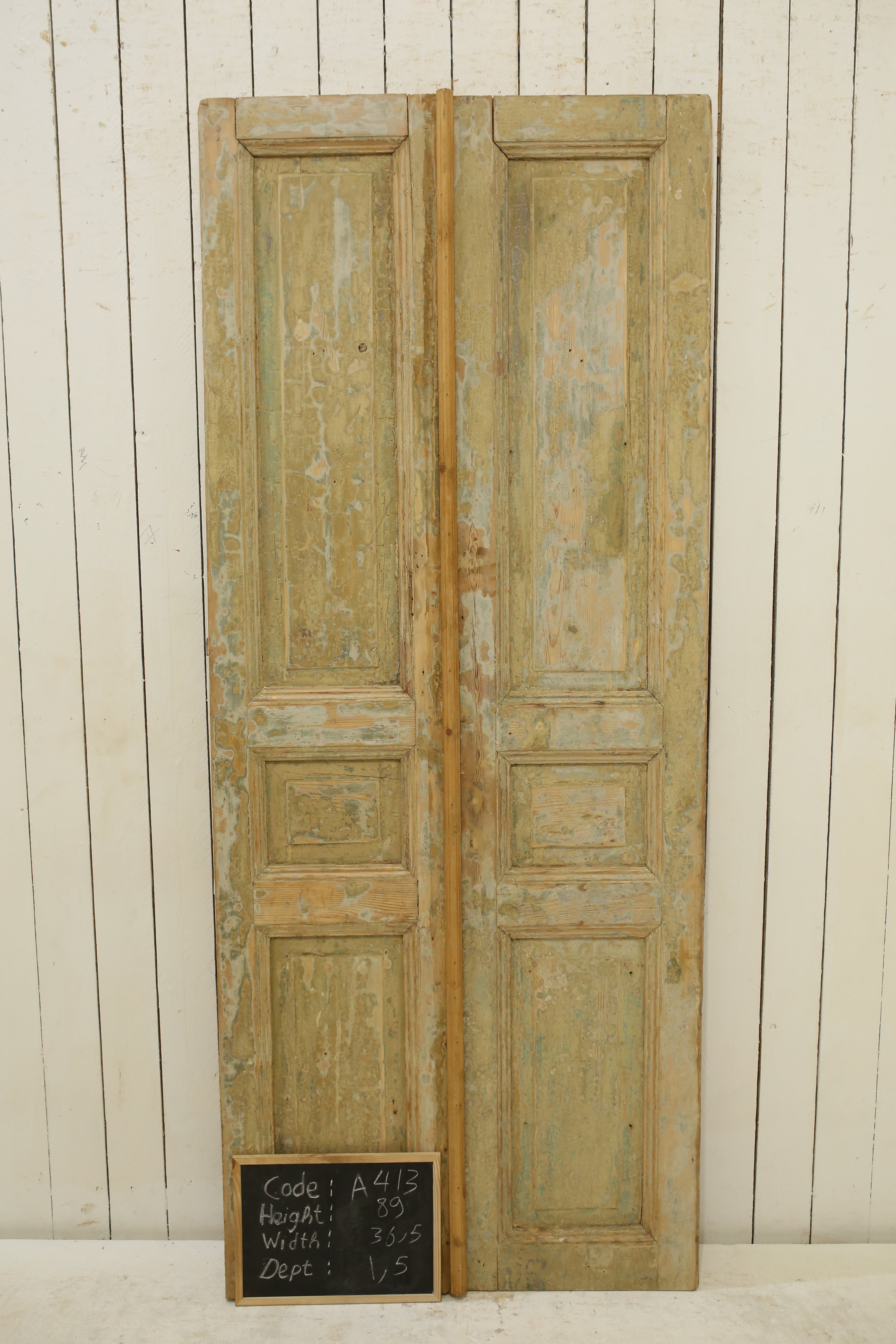 VINTAGE DBL FRENCH DOOR A413