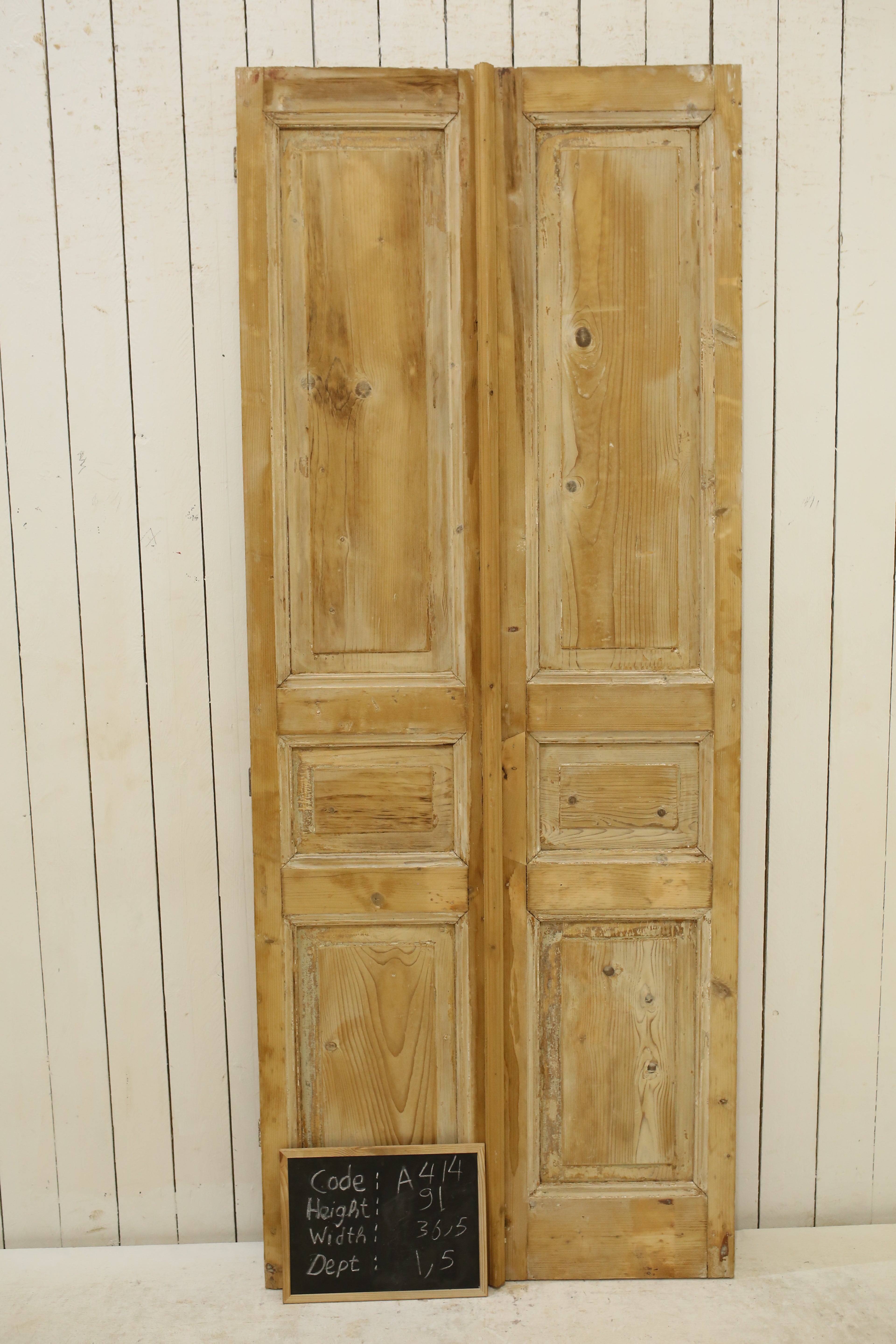 VINTAGE DBL FRENCH DOOR A414