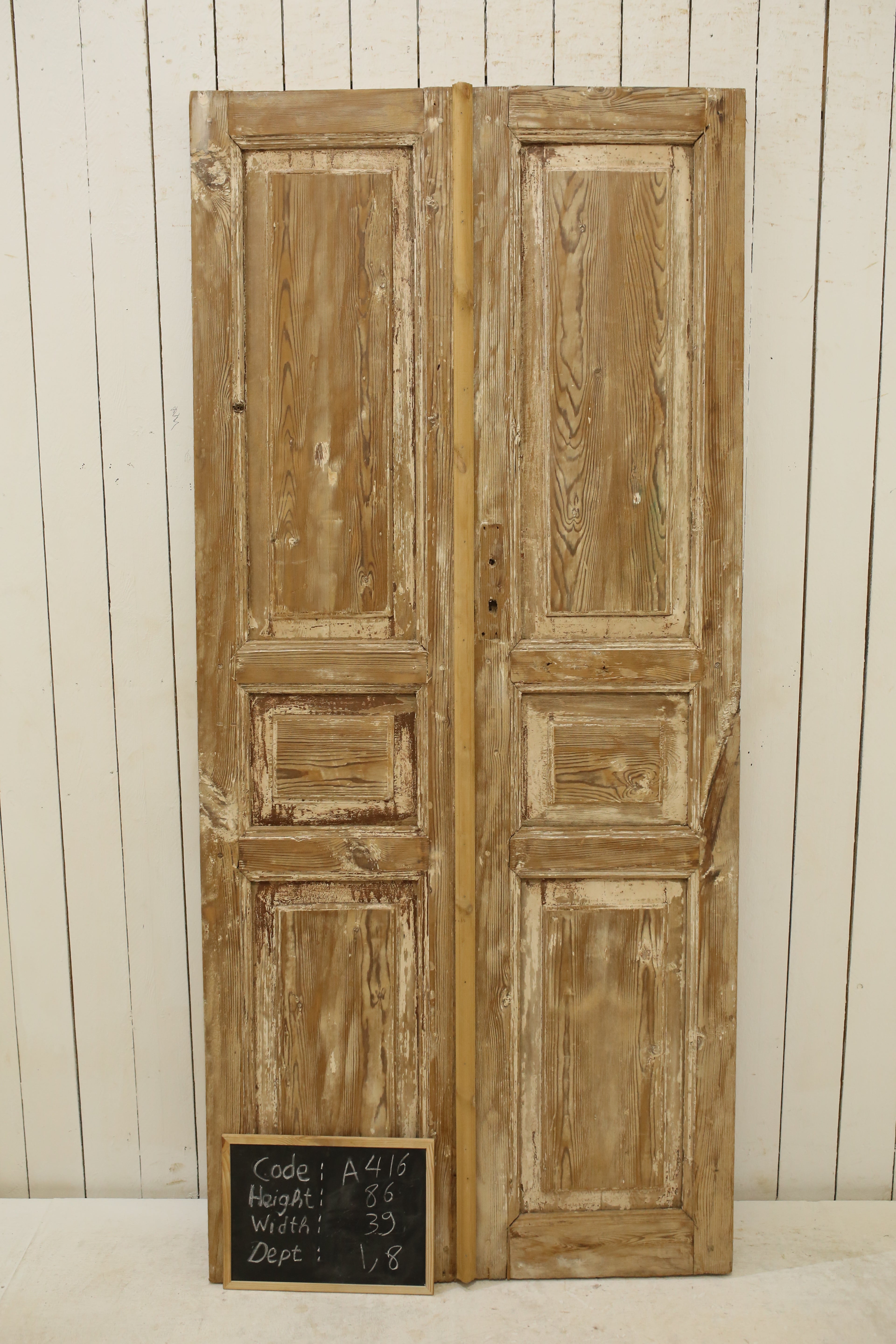 VINTAGE DBL FRENCH DOOR A416