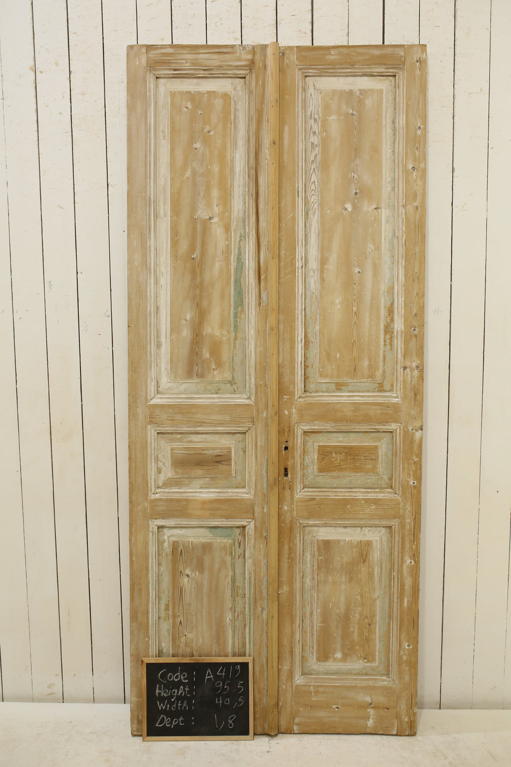 Vintage Double French Doors (Solid Wood) - A419