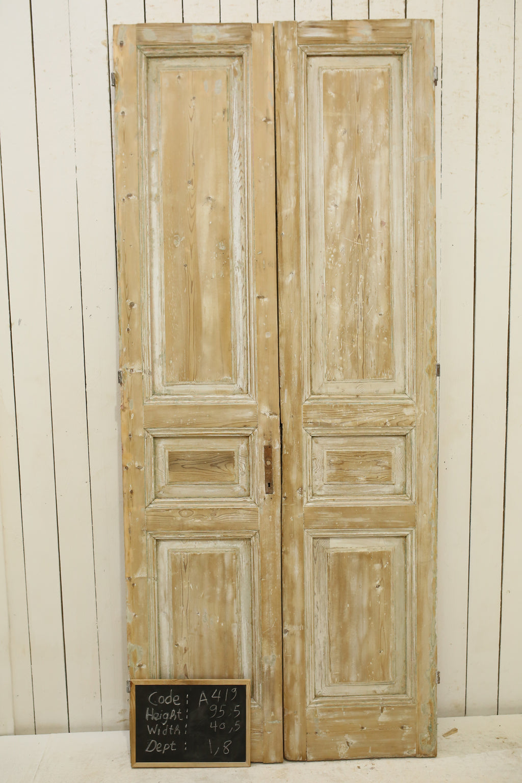 Vintage Double French Doors (Solid Wood) - A419