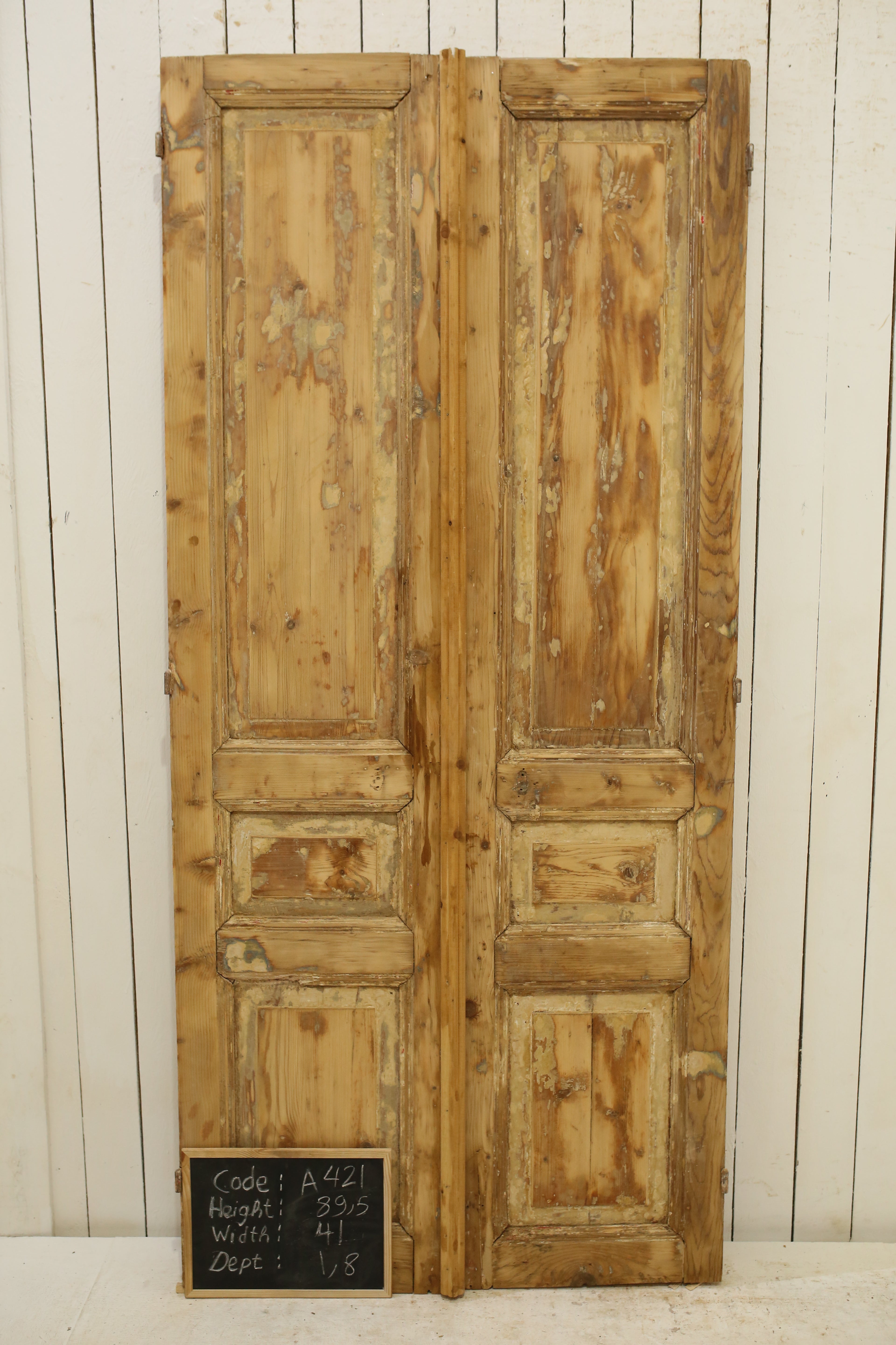 VINTAGE DBL FRENCH DOOR A421