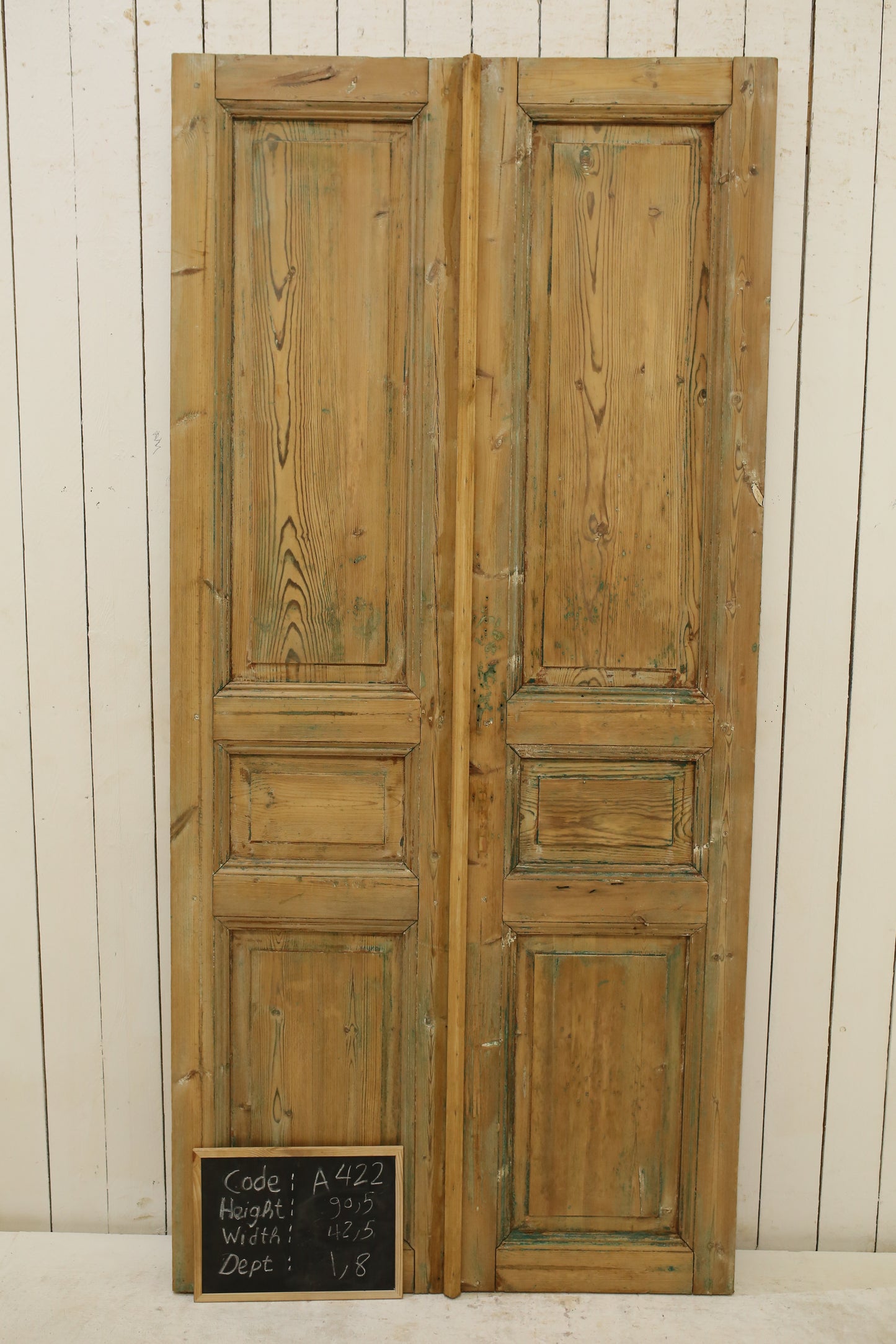 VINTAGE DBL FRENCH DOOR A422