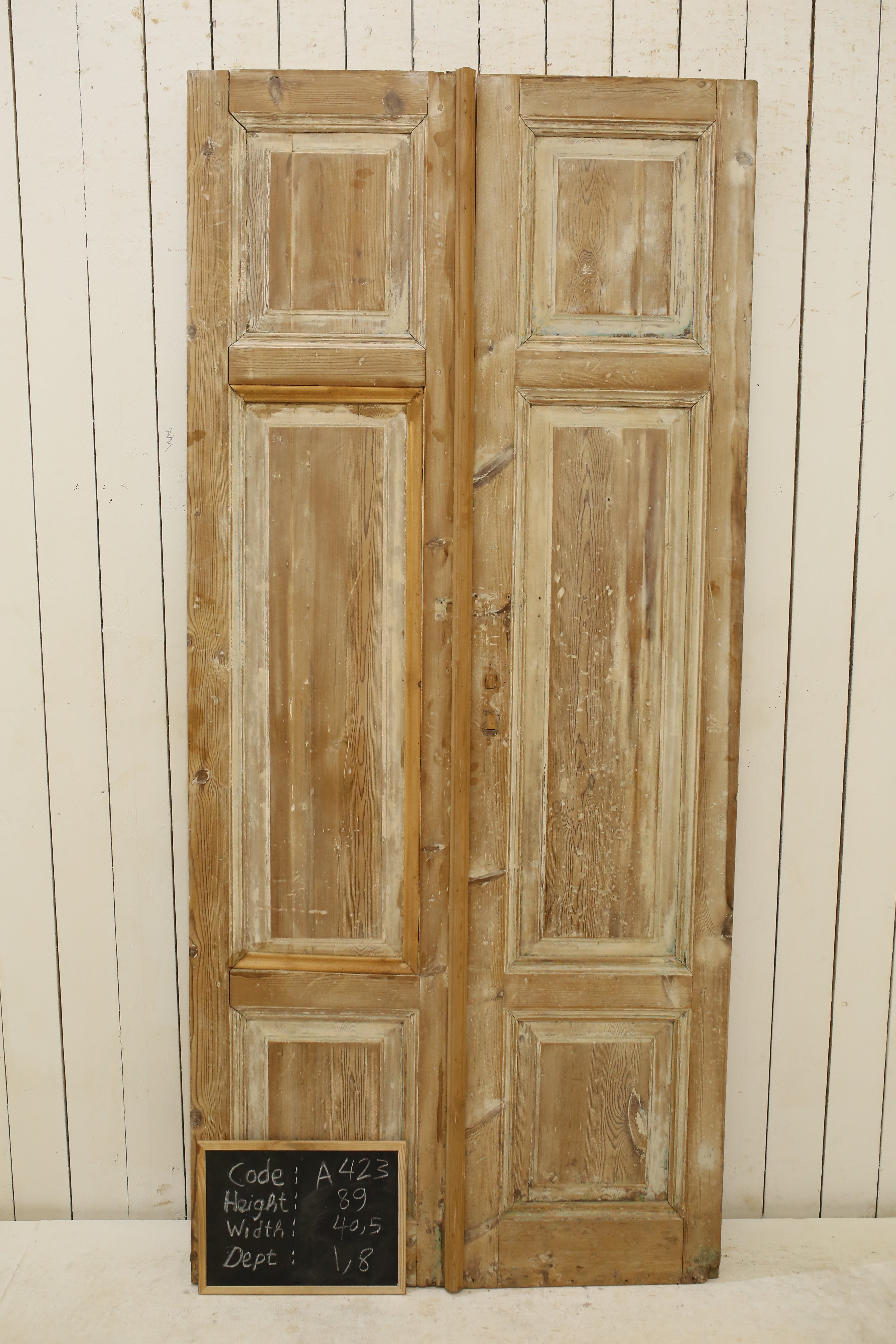 VINTAGE DBL FRENCH DOOR A423