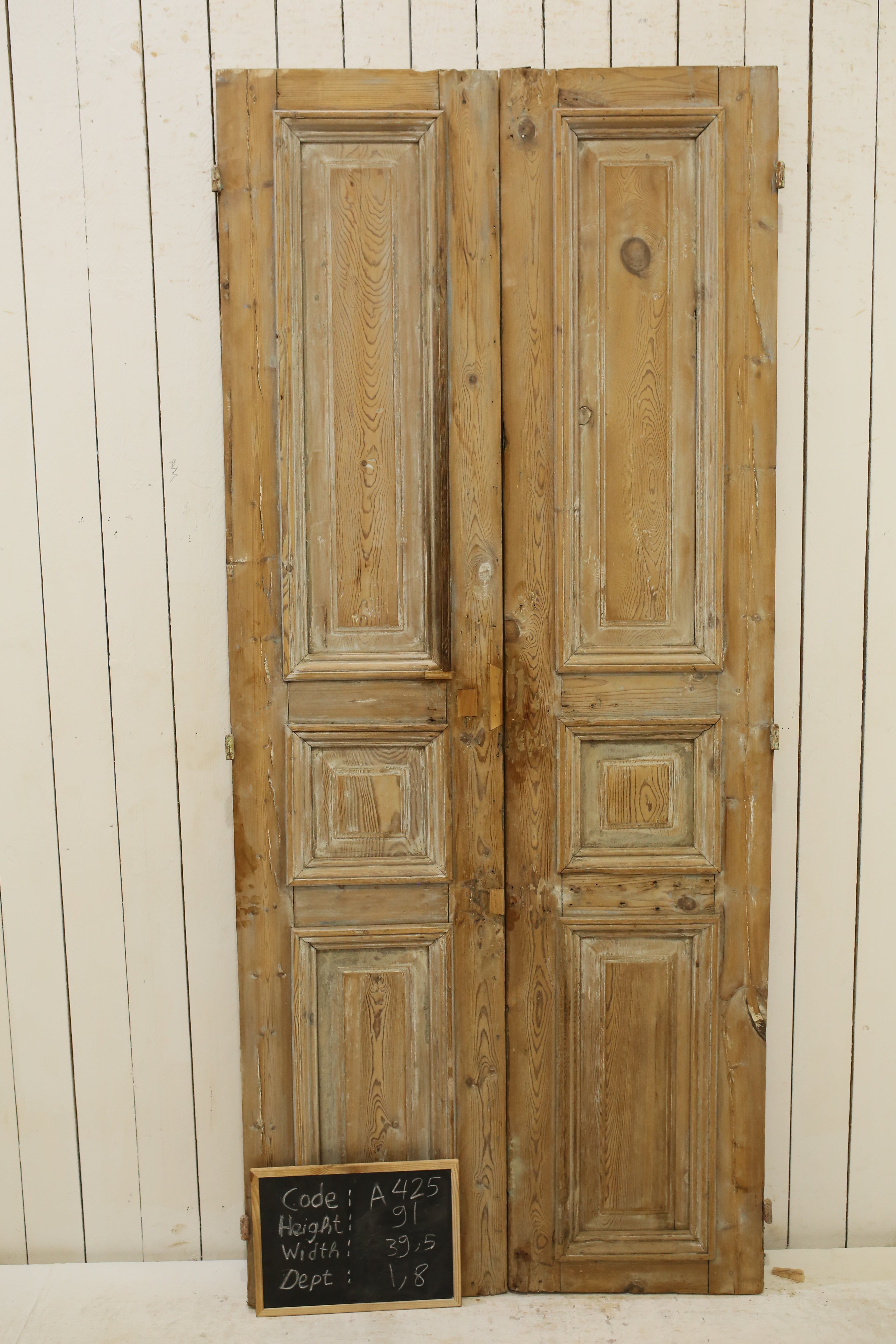 VINTAGE DBL FRENCH DOOR A425
