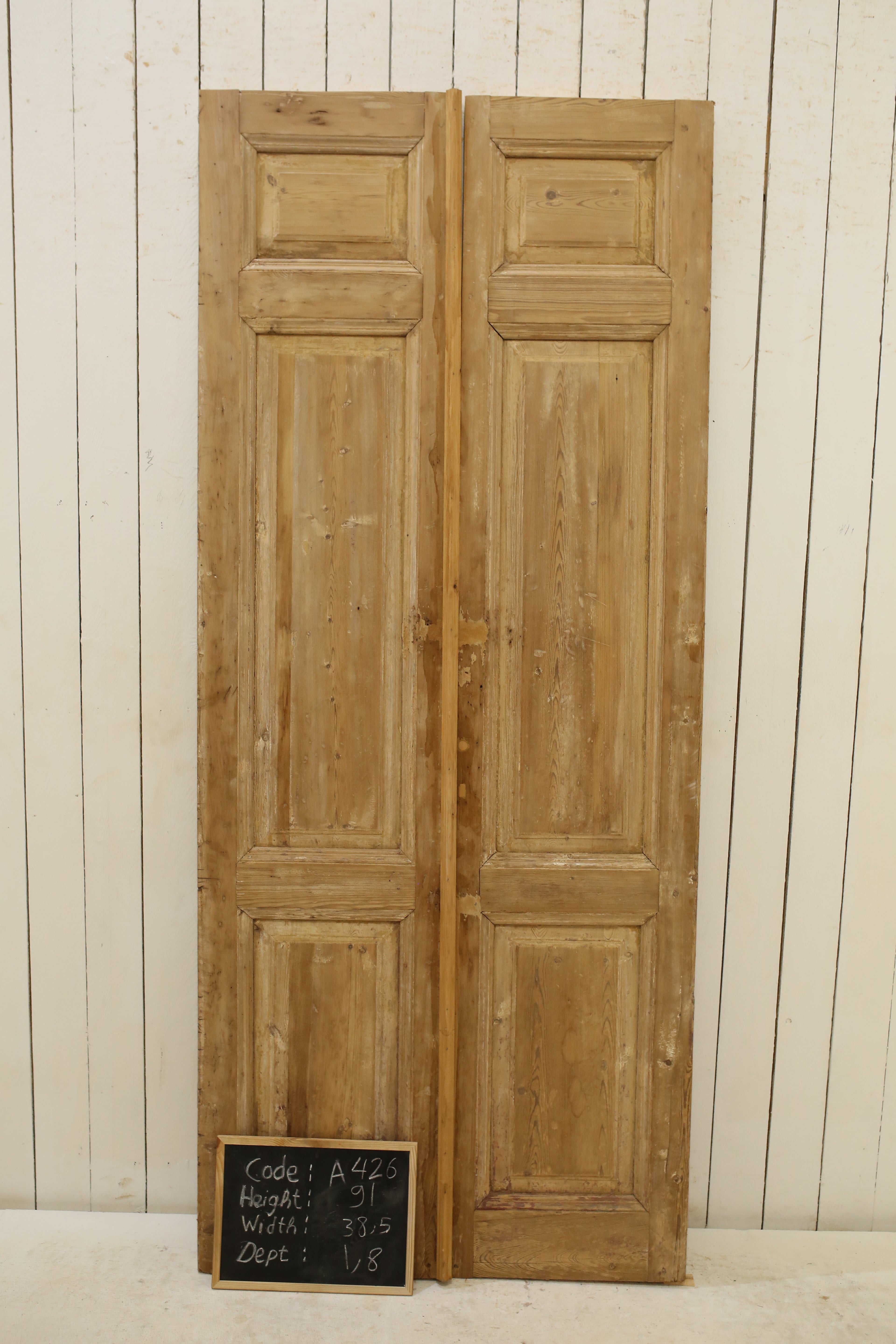 VINTAGE DBL FRENCH DOOR A426