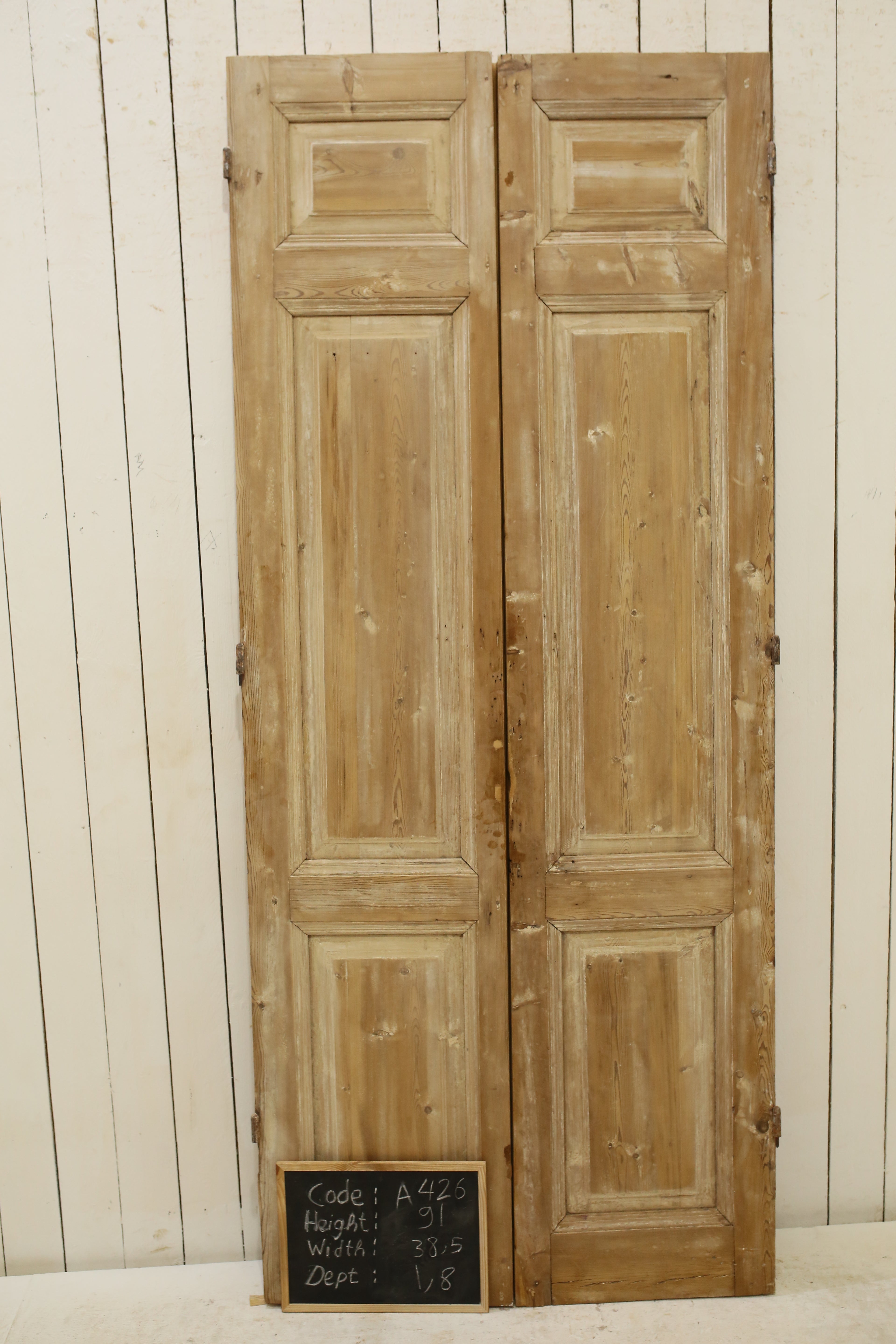 VINTAGE DBL FRENCH DOOR A426