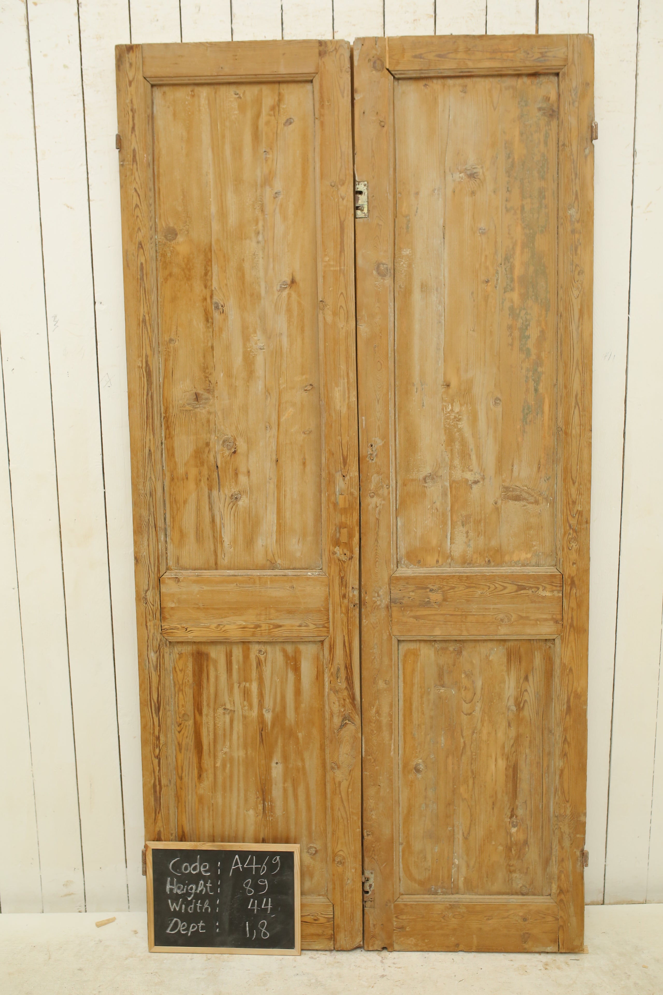 VINTAGE DBL FRENCH DOOR A469