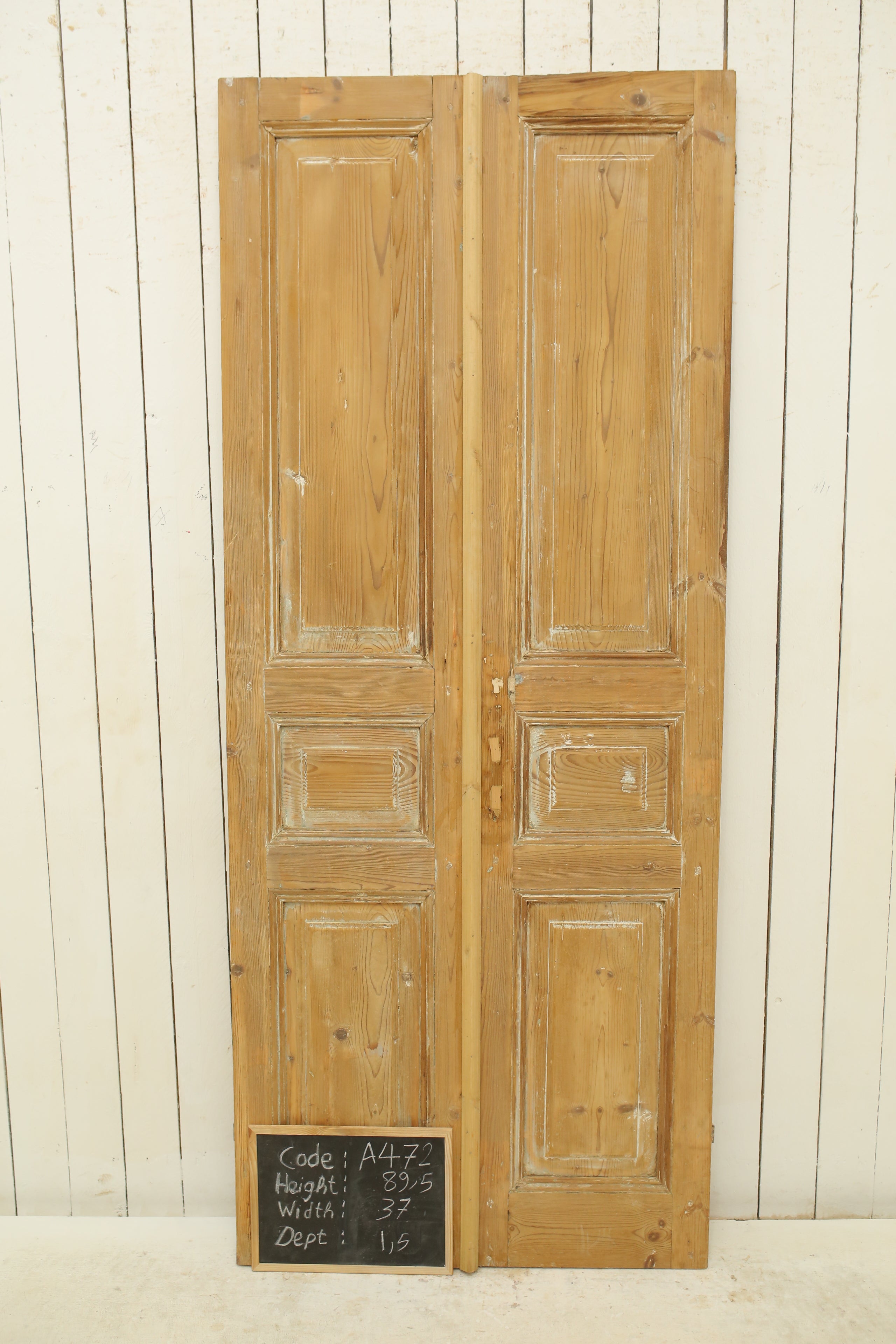 VINTAGE DBL FRENCH DOOR A472