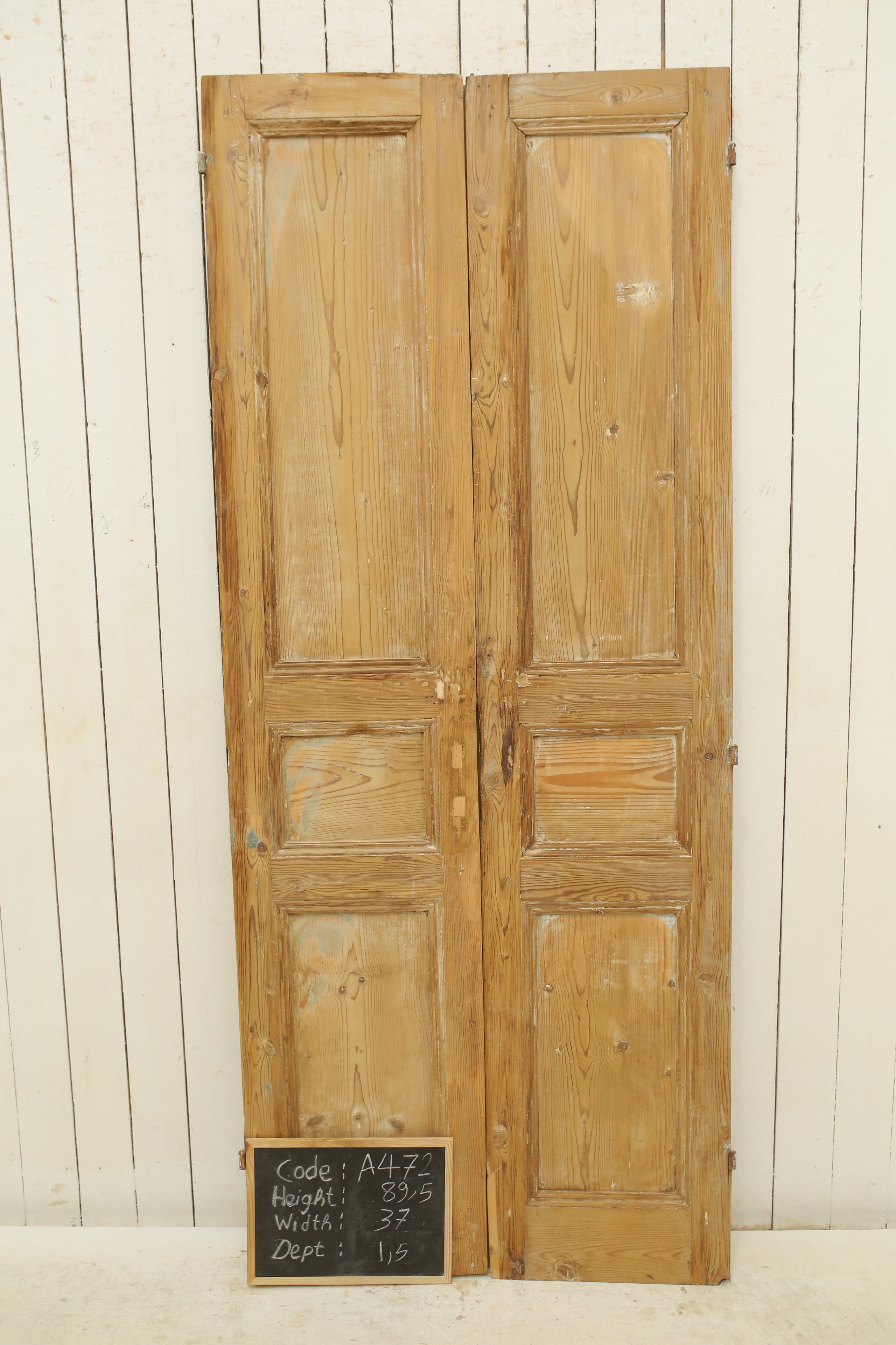 VINTAGE DBL FRENCH DOOR A472