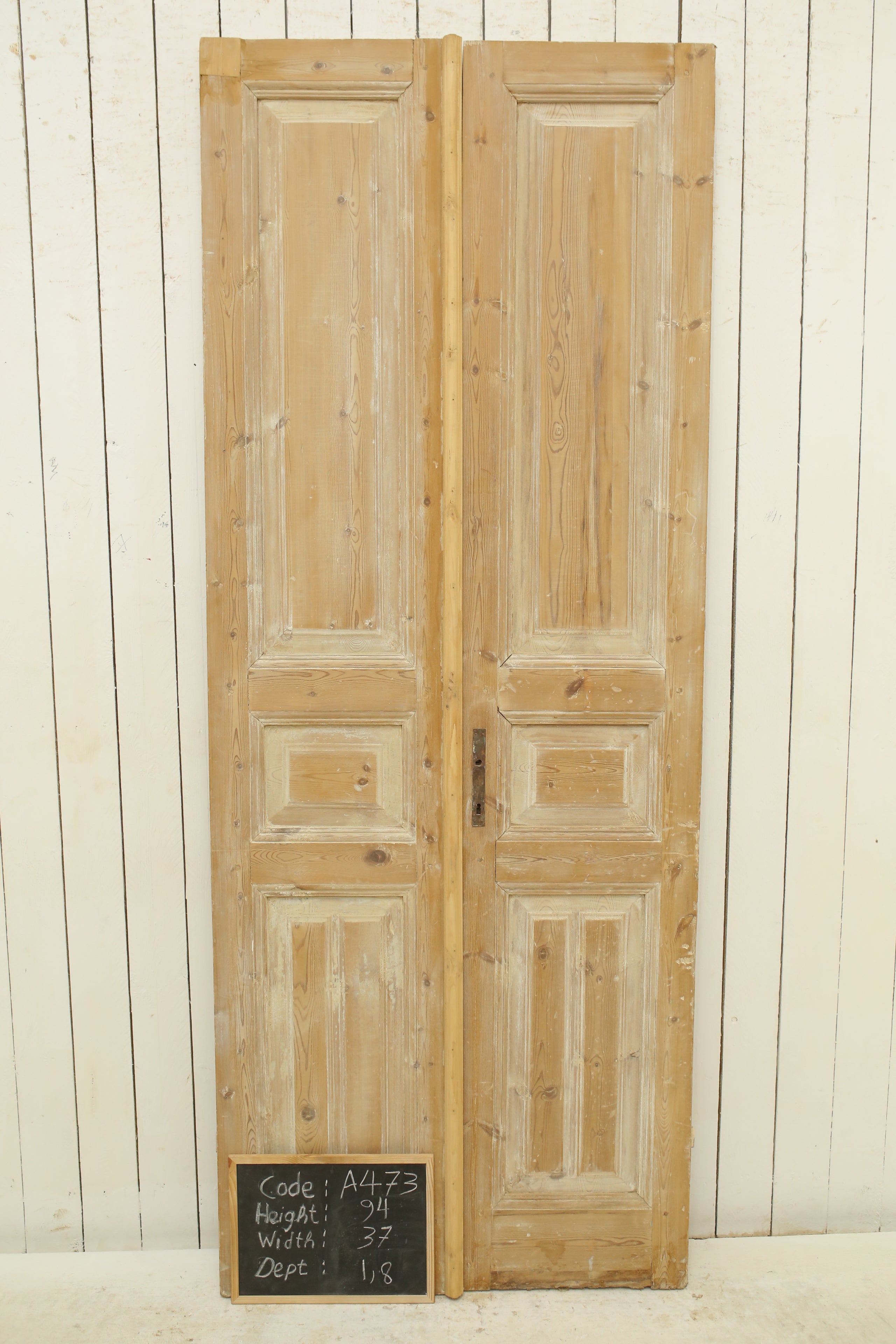 Vintage Double French Doors (Solid Wood) - A473 – The Vintage Door Company