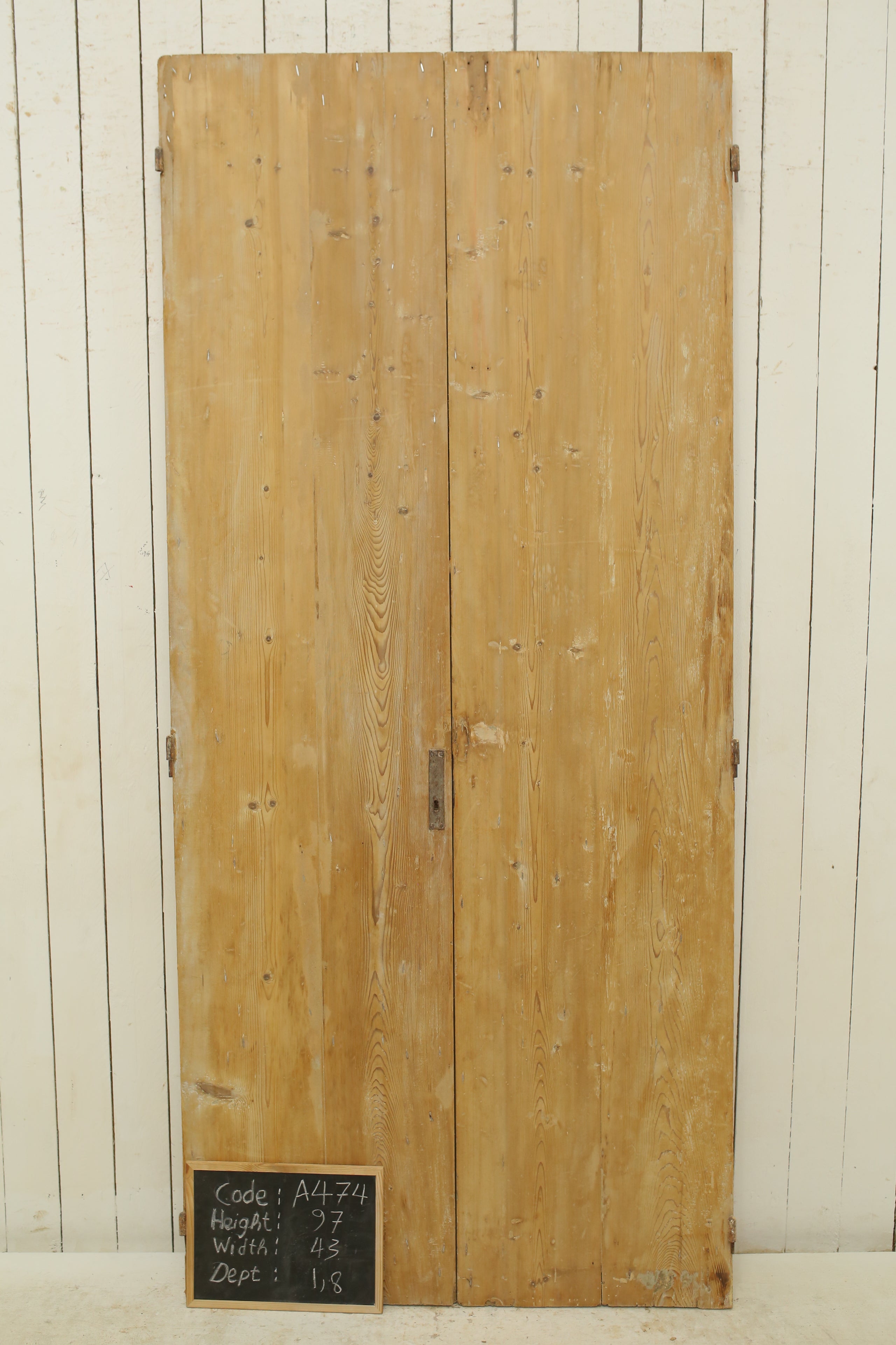 VINTAGE DBL FRENCH DOOR A474