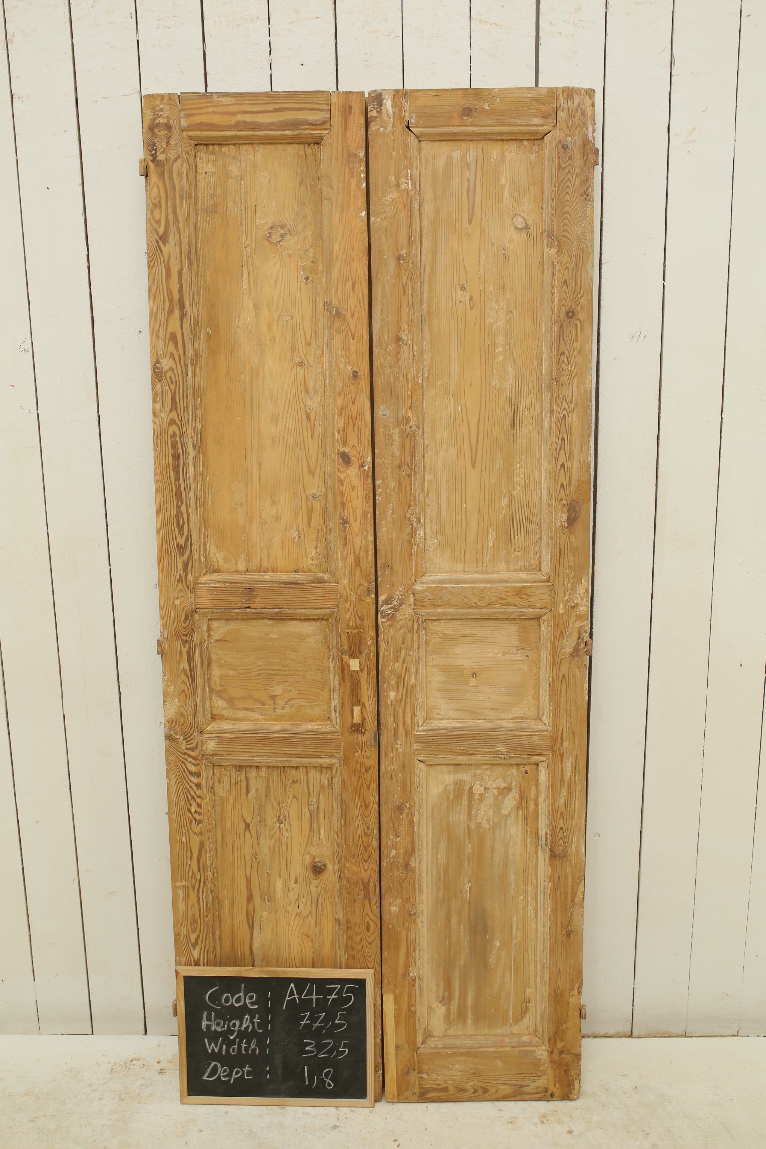 VINTAGE DBL FRENCH DOOR A475
