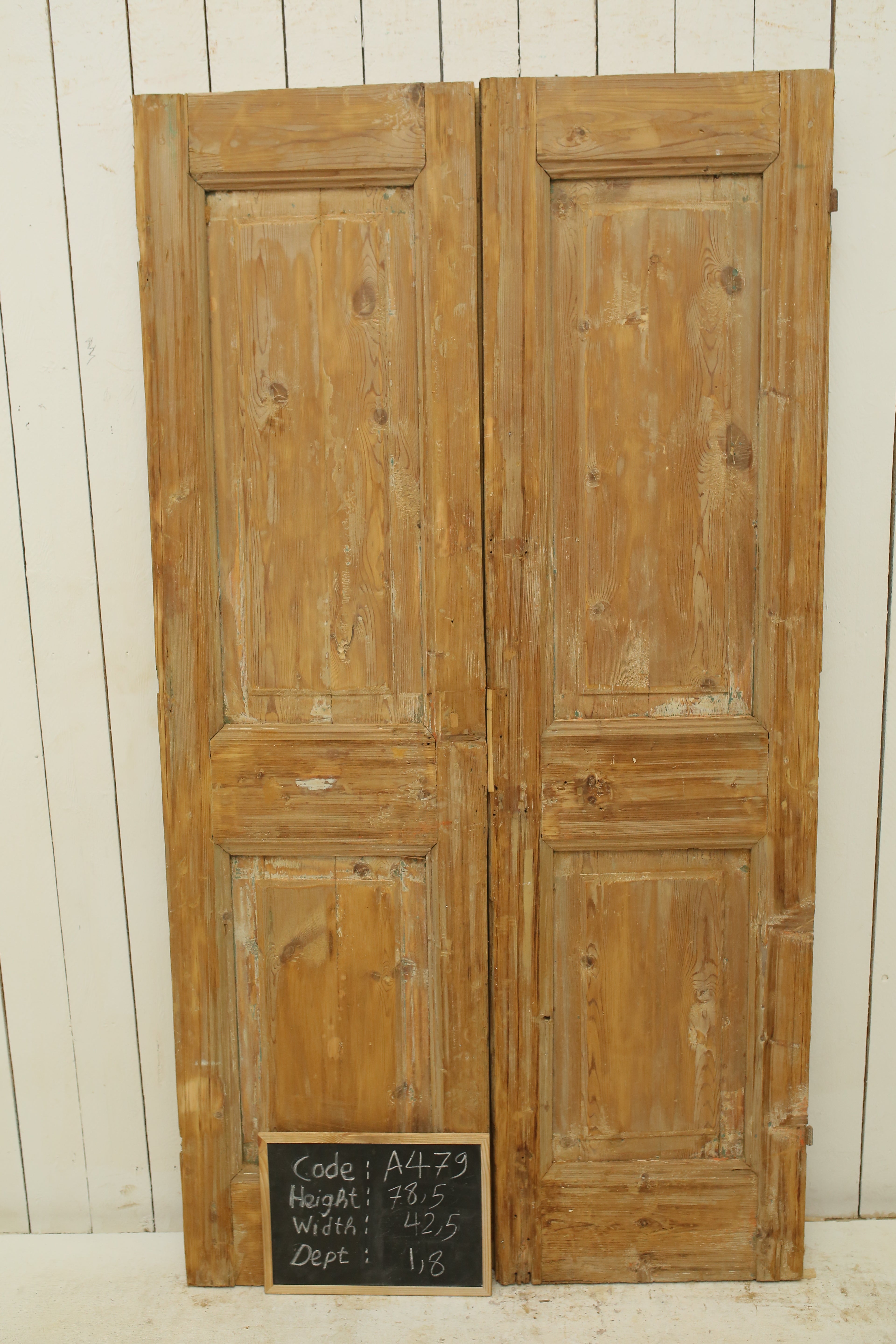 VINTAGE DBL FRENCH DOOR A479