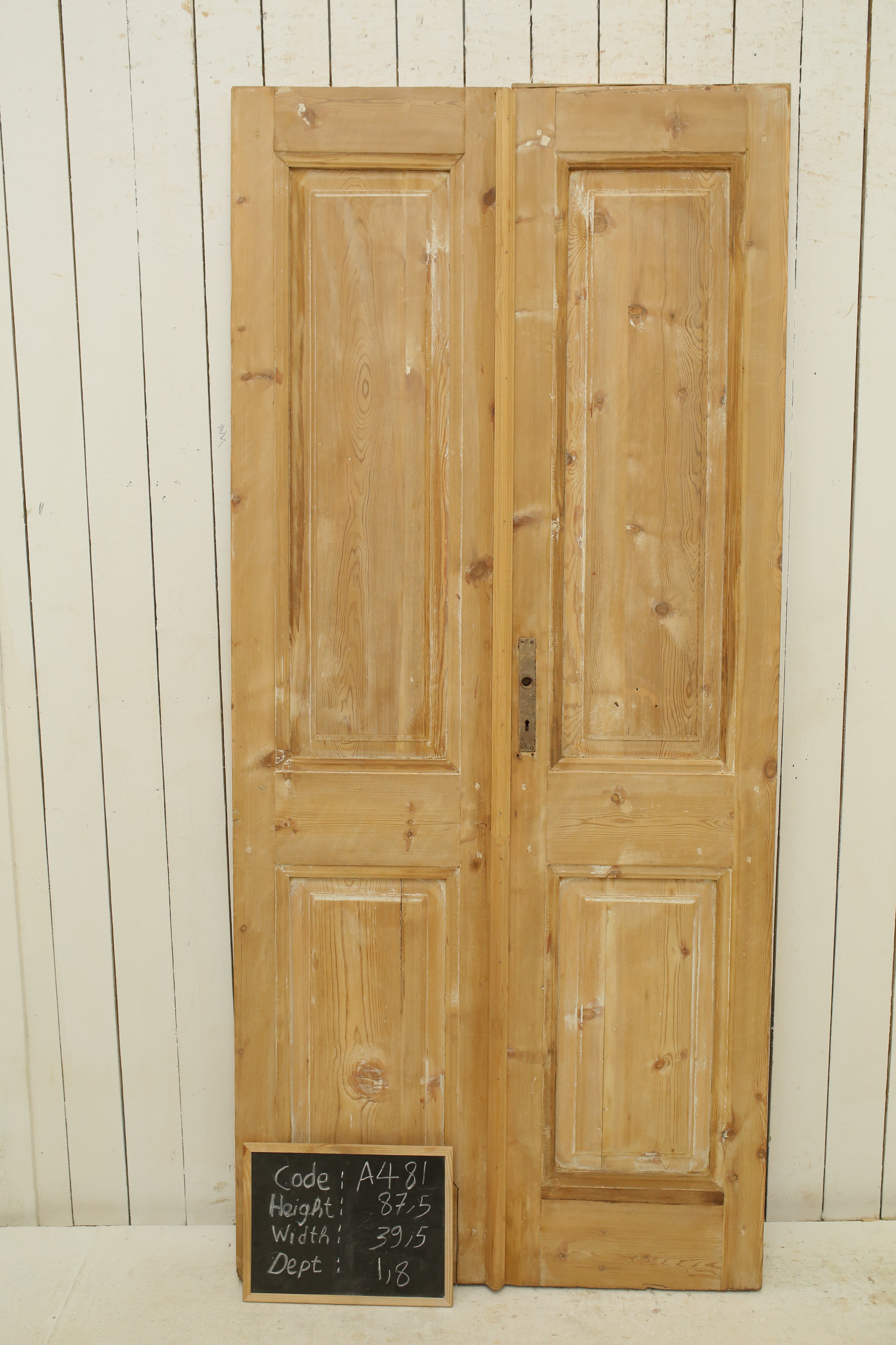 VINTAGE DBL FRENCH DOOR A481