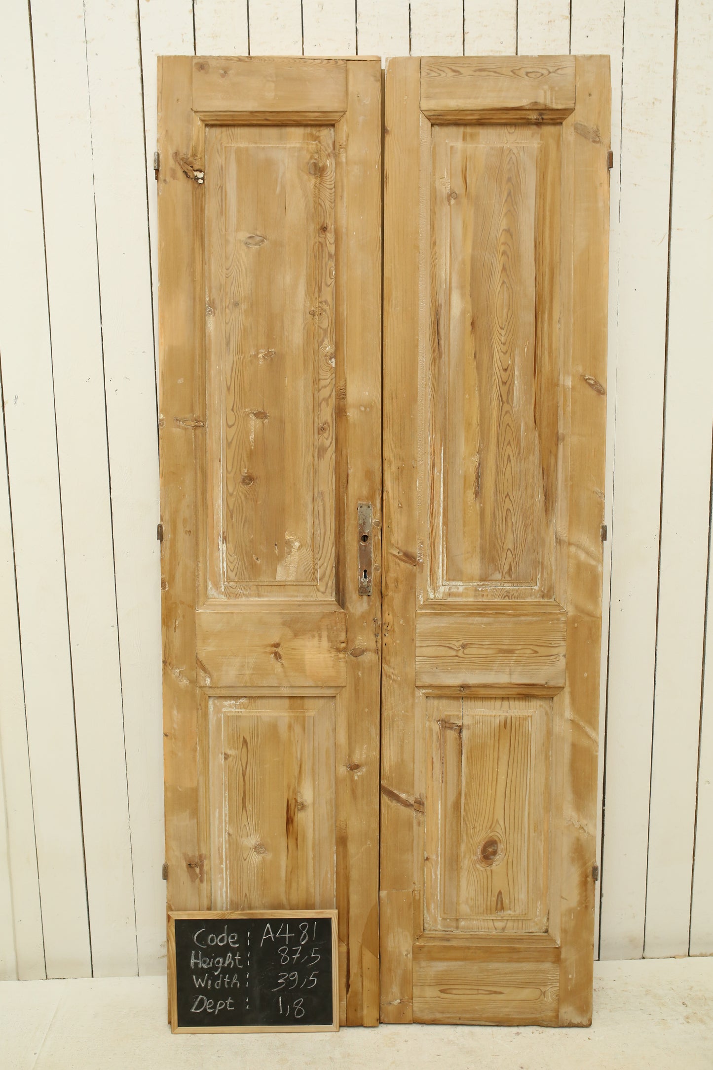 VINTAGE DBL FRENCH DOOR A481
