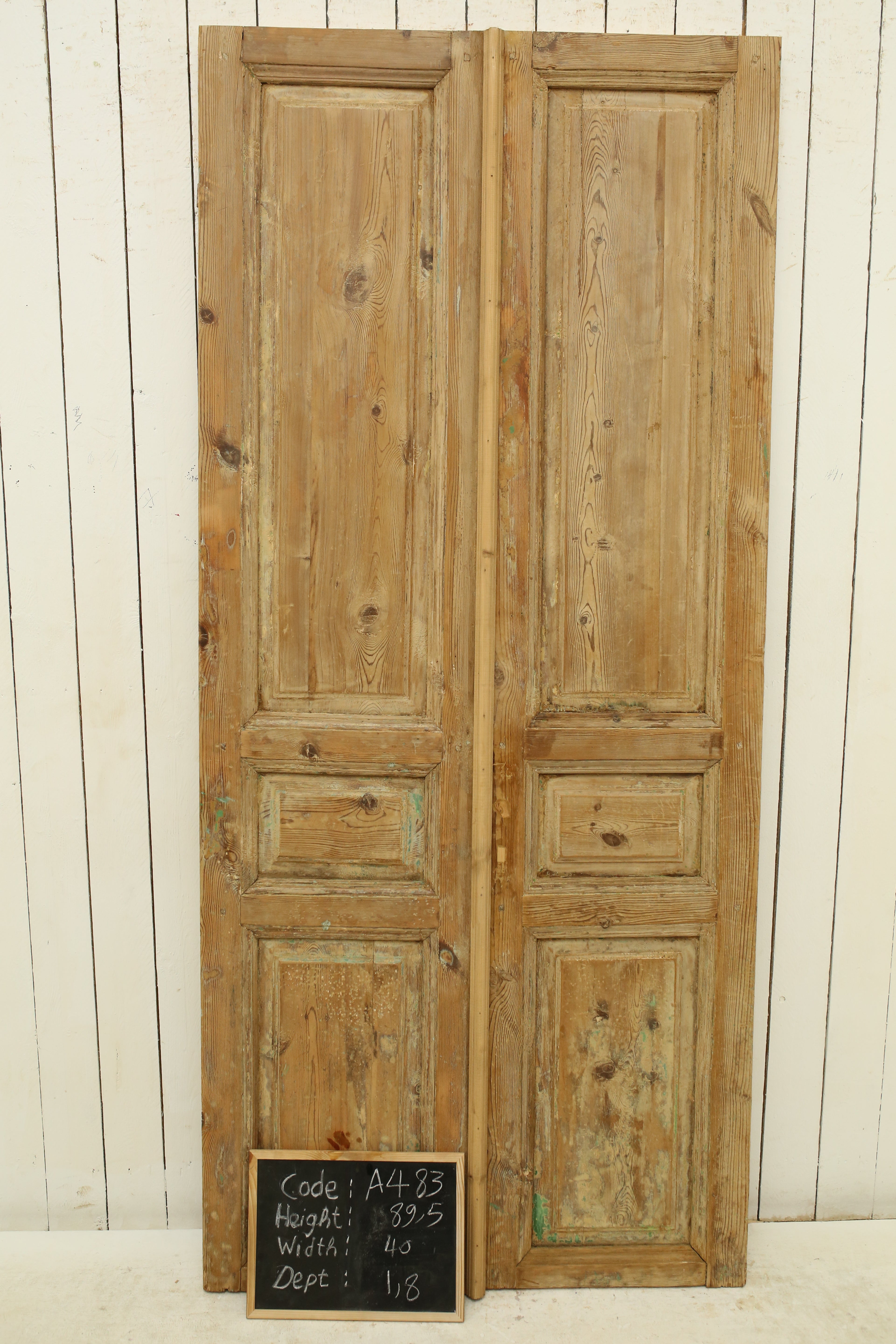 VINTAGE DBL FRENCH DOOR A483