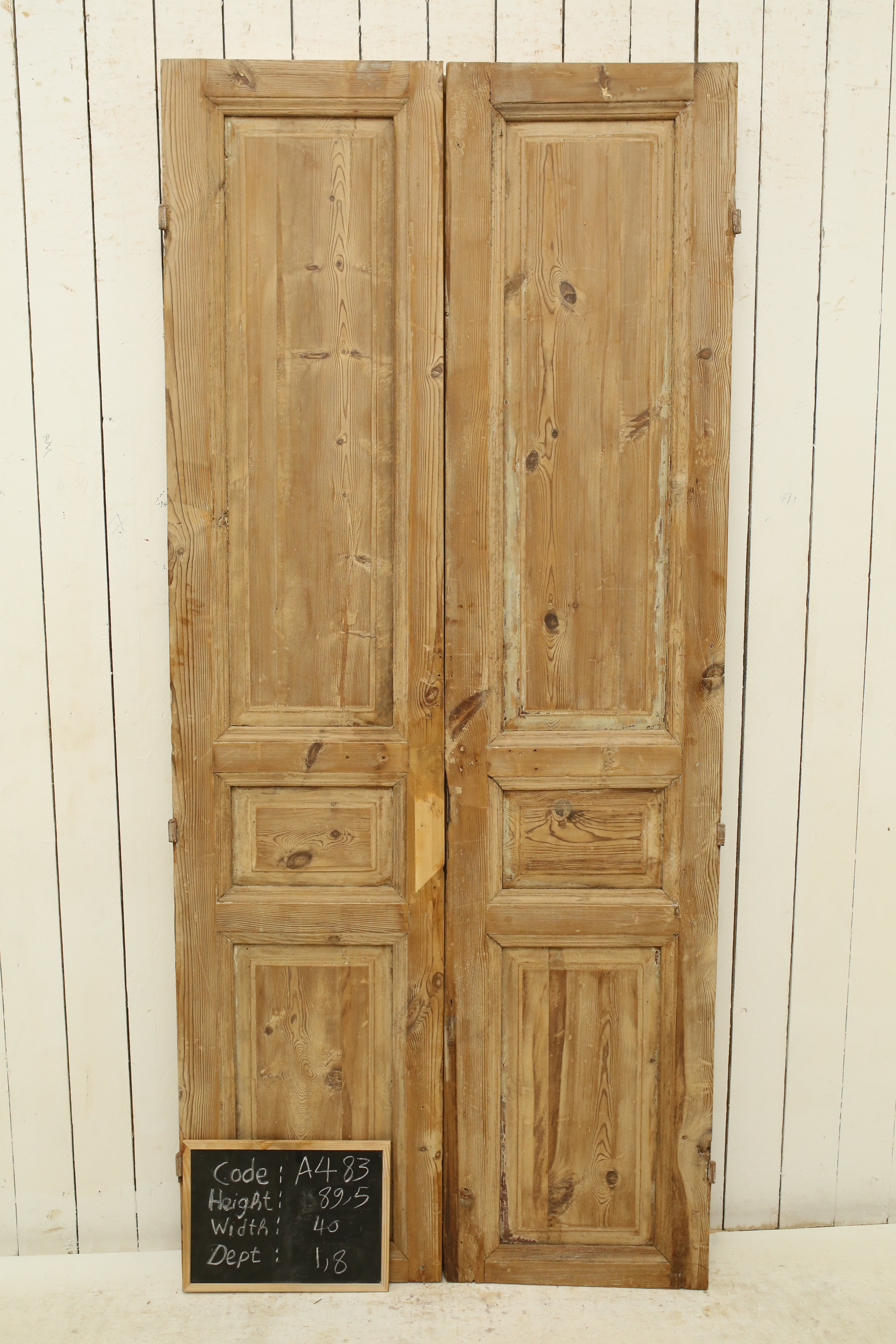 VINTAGE DBL FRENCH DOOR A483