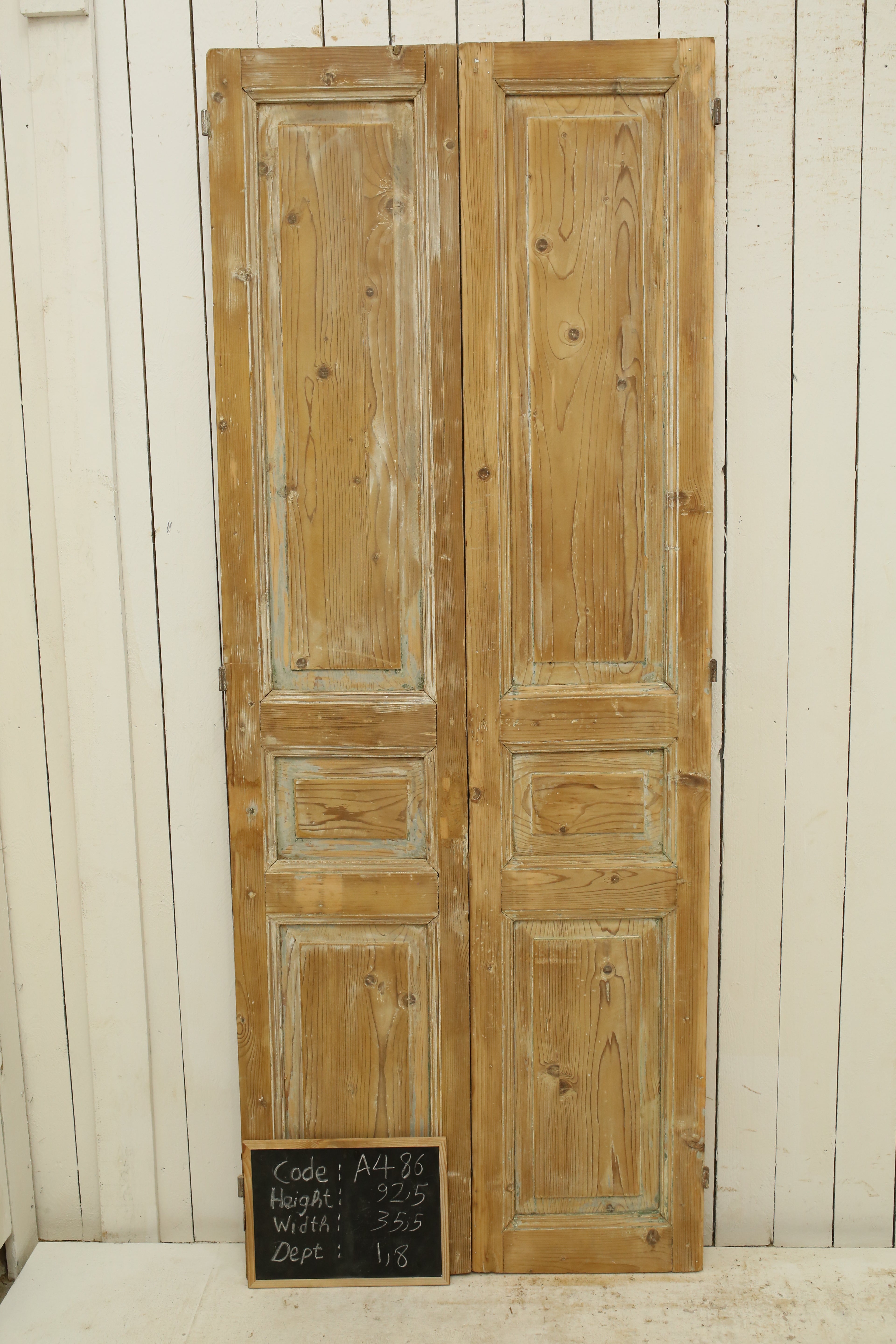VINTAGE DBL FRENCH DOOR A486