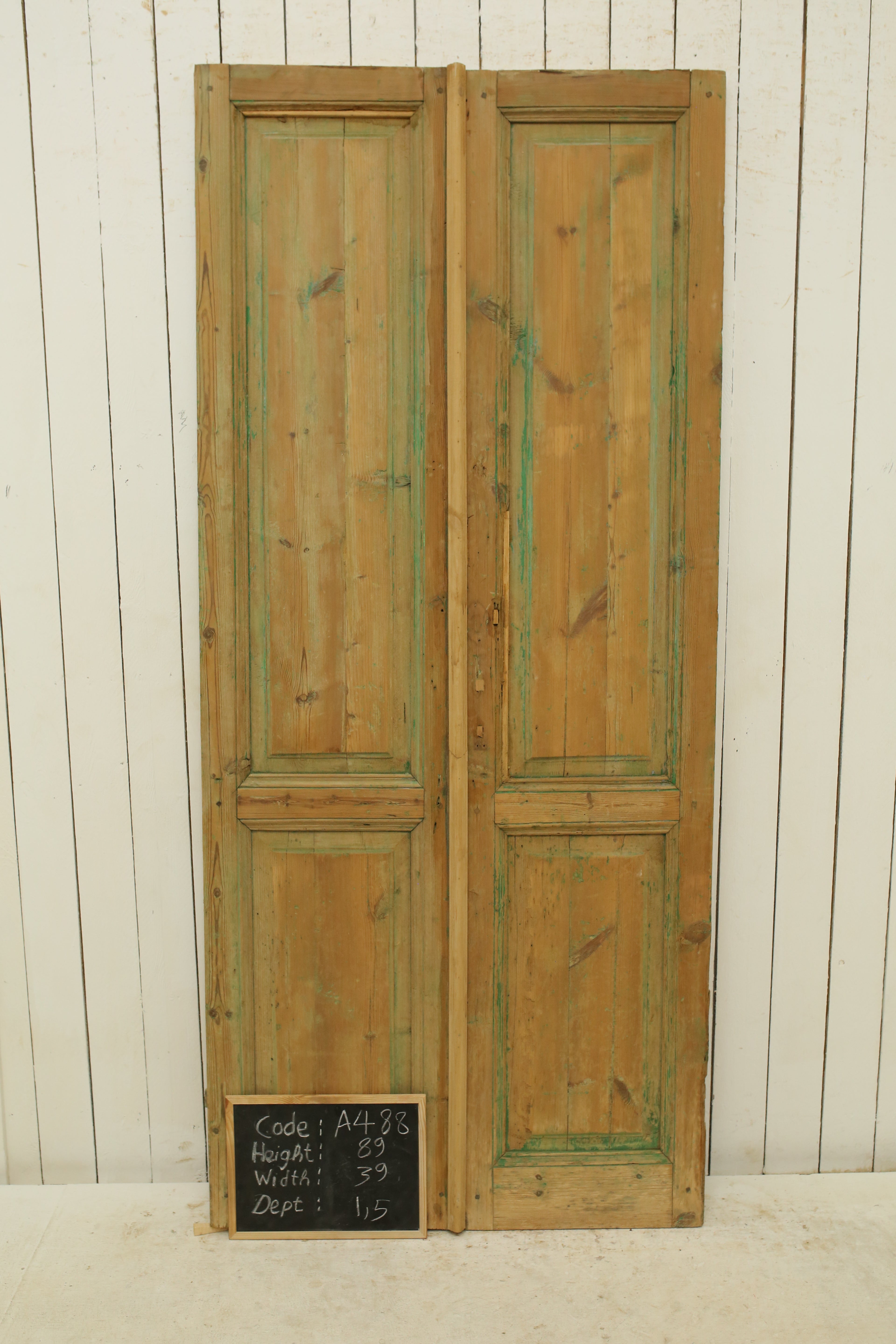 VINTAGE DBL FRENCH DOOR A488