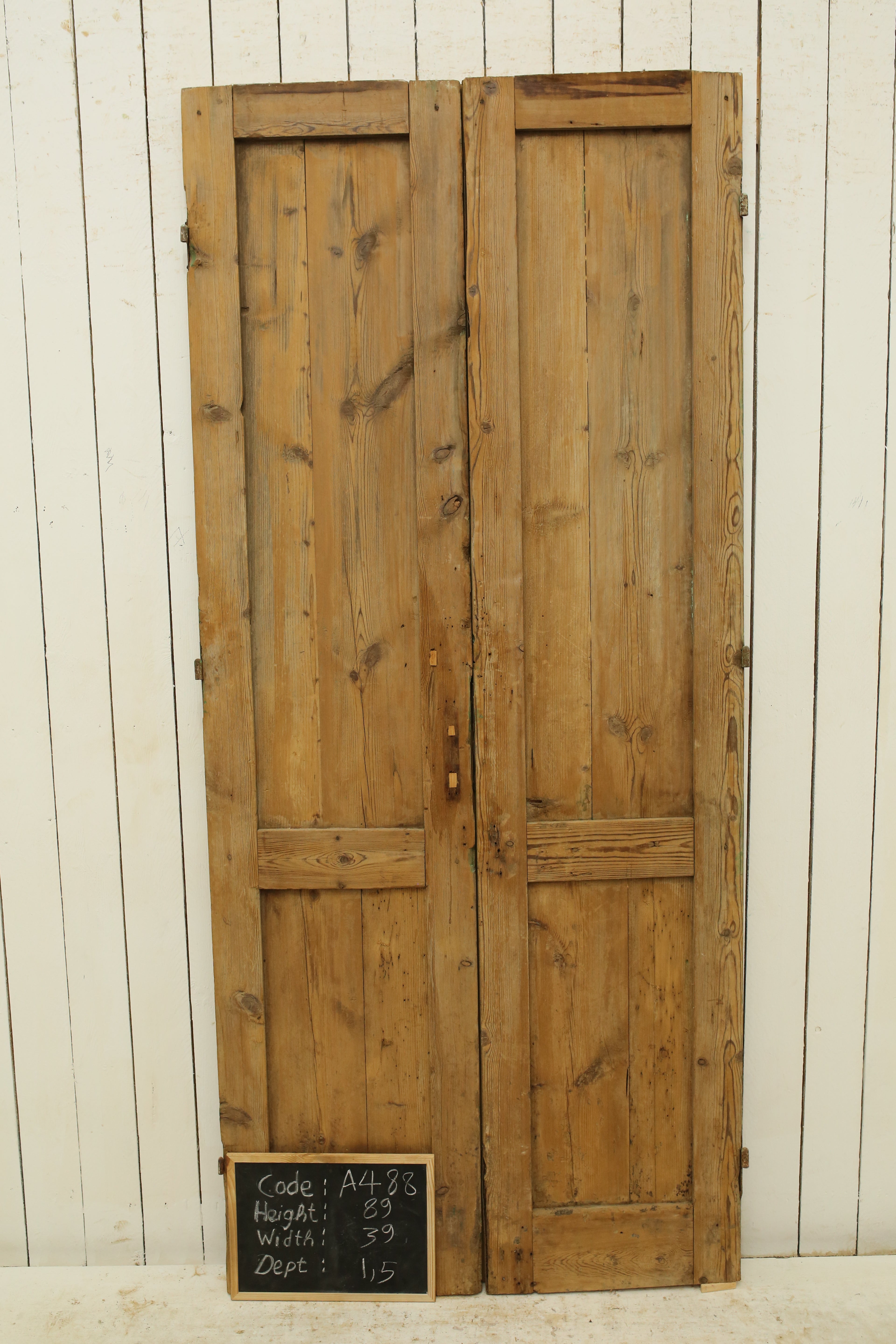 VINTAGE DBL FRENCH DOOR A488