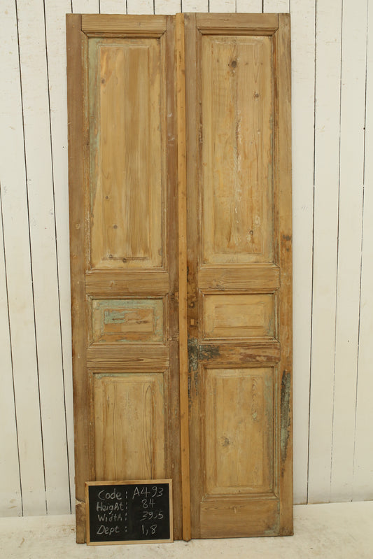 VINTAGE DBL FRENCH DOOR A493