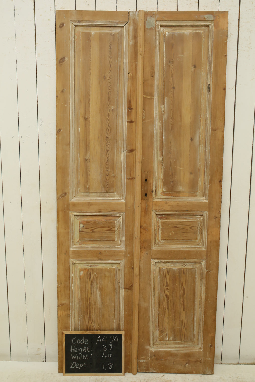 VINTAGE DBL FRENCH DOOR A494