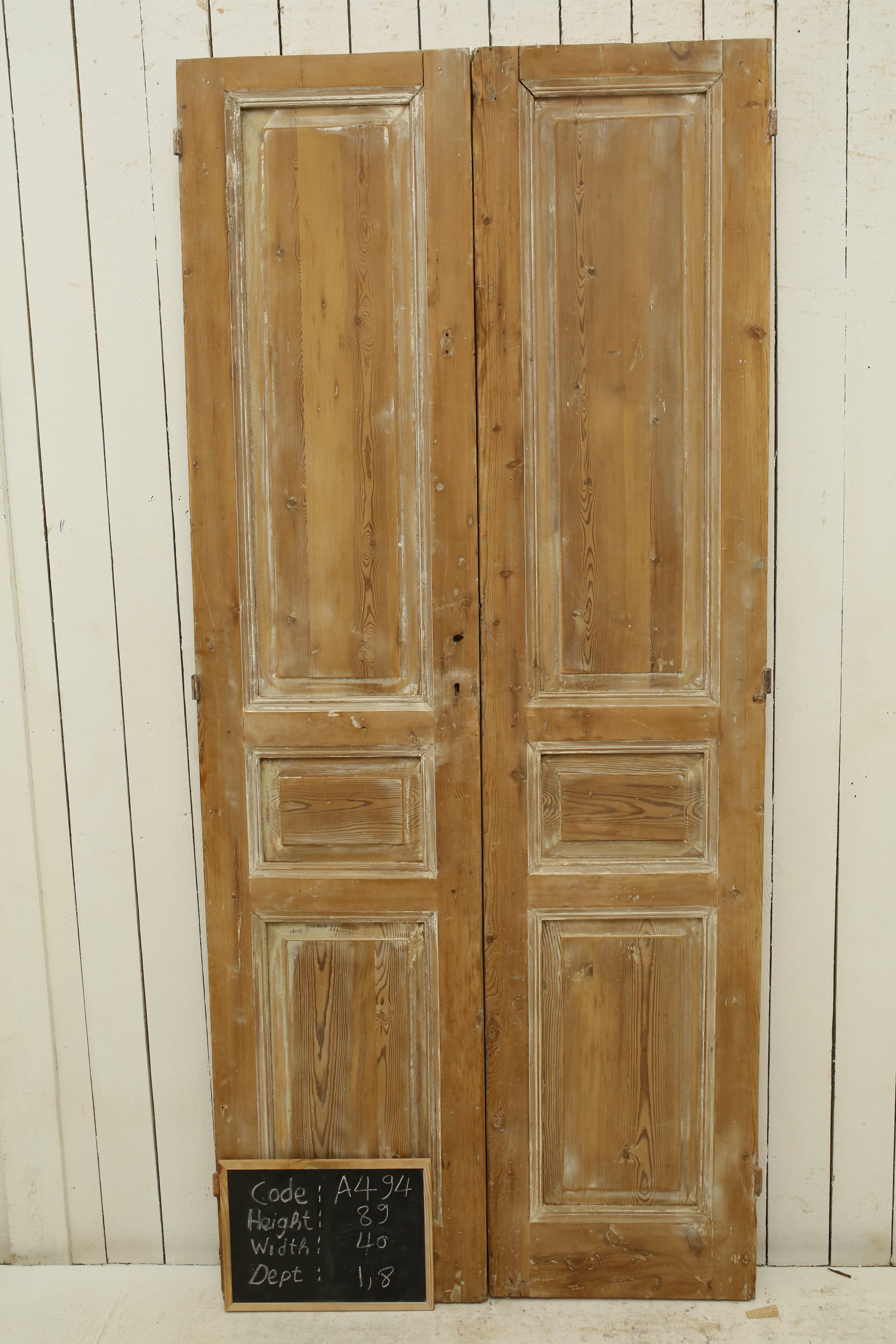 VINTAGE DBL FRENCH DOOR A494