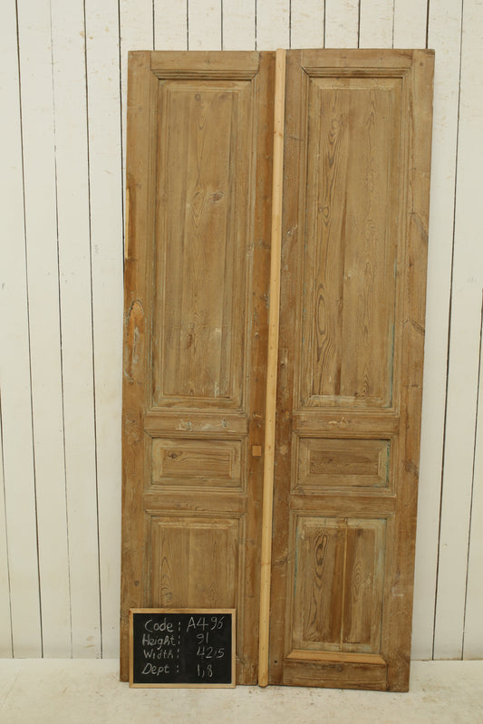 VINTAGE DBL FRENCH DOOR A496