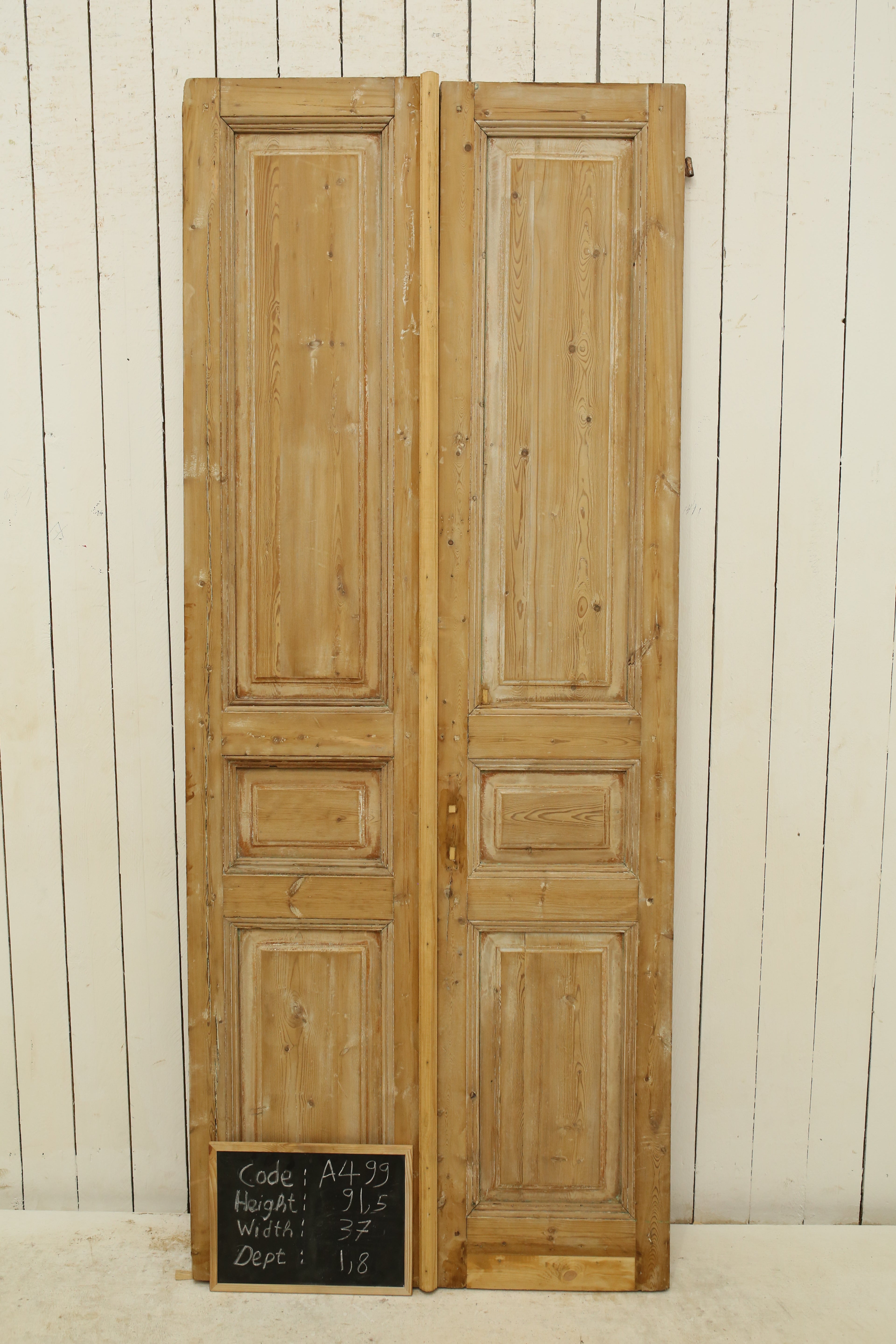 VINTAGE DBL FRENCH DOOR A499