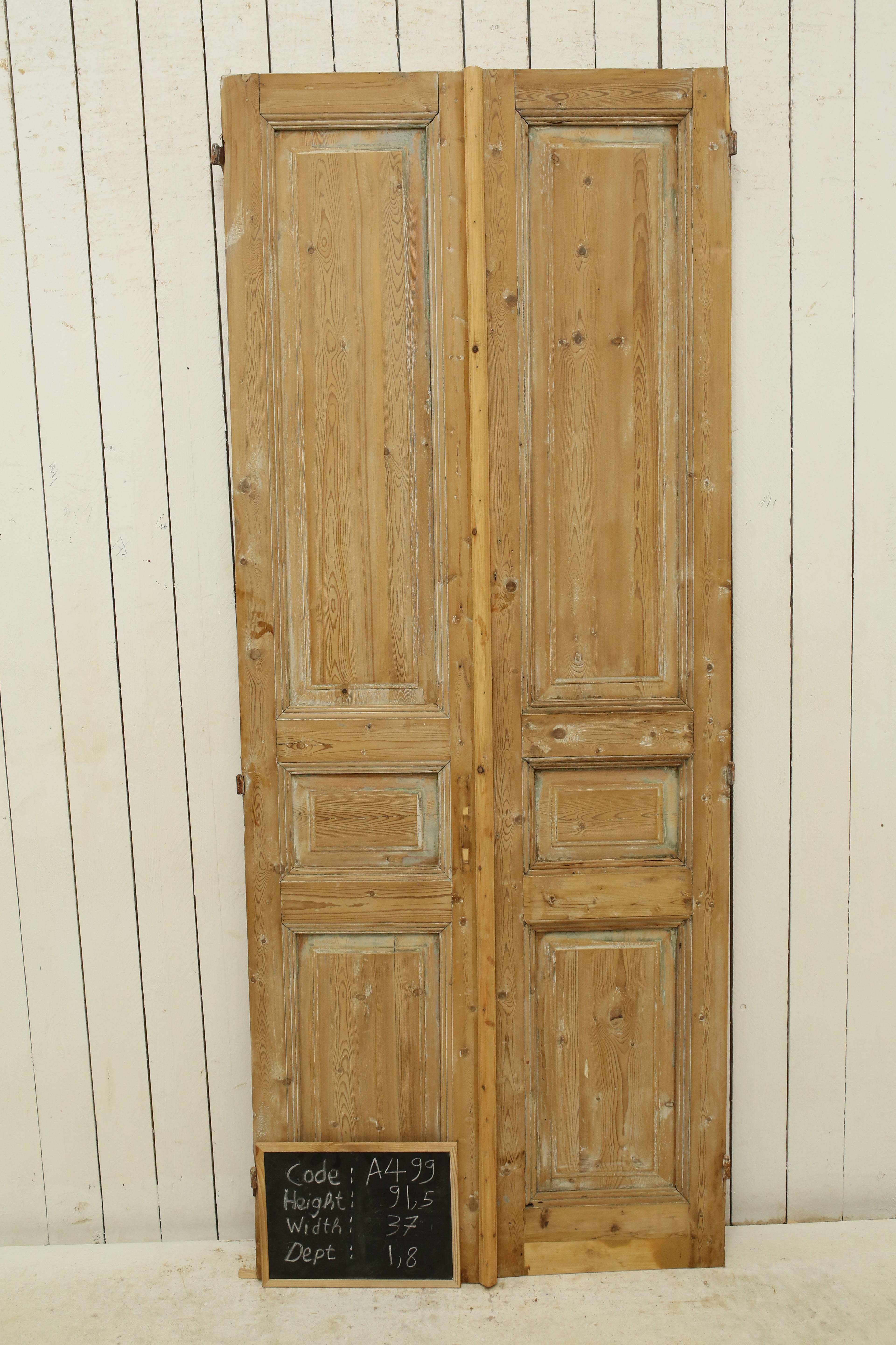 VINTAGE DBL FRENCH DOOR A499